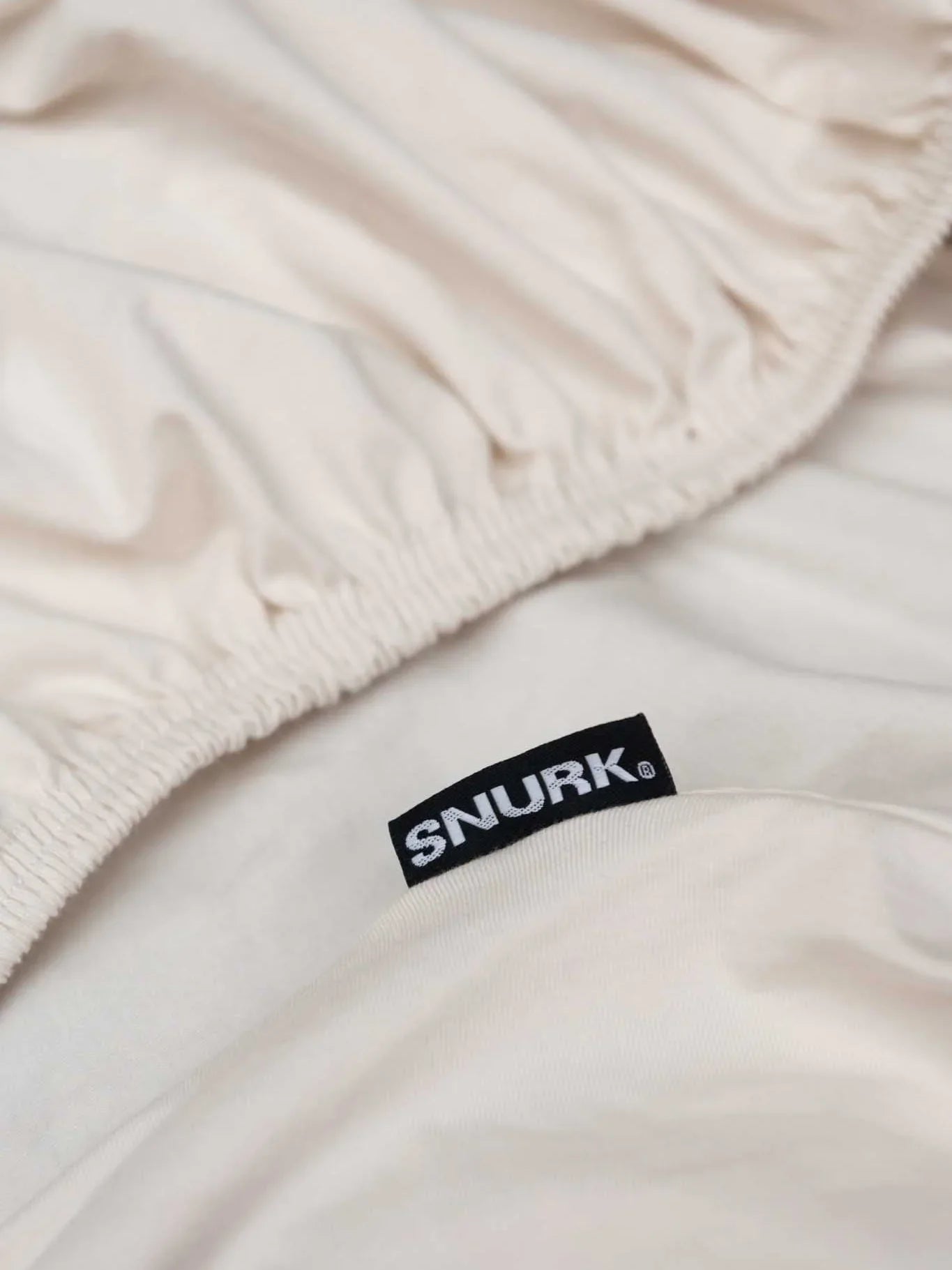 Beige Spannbettlaken