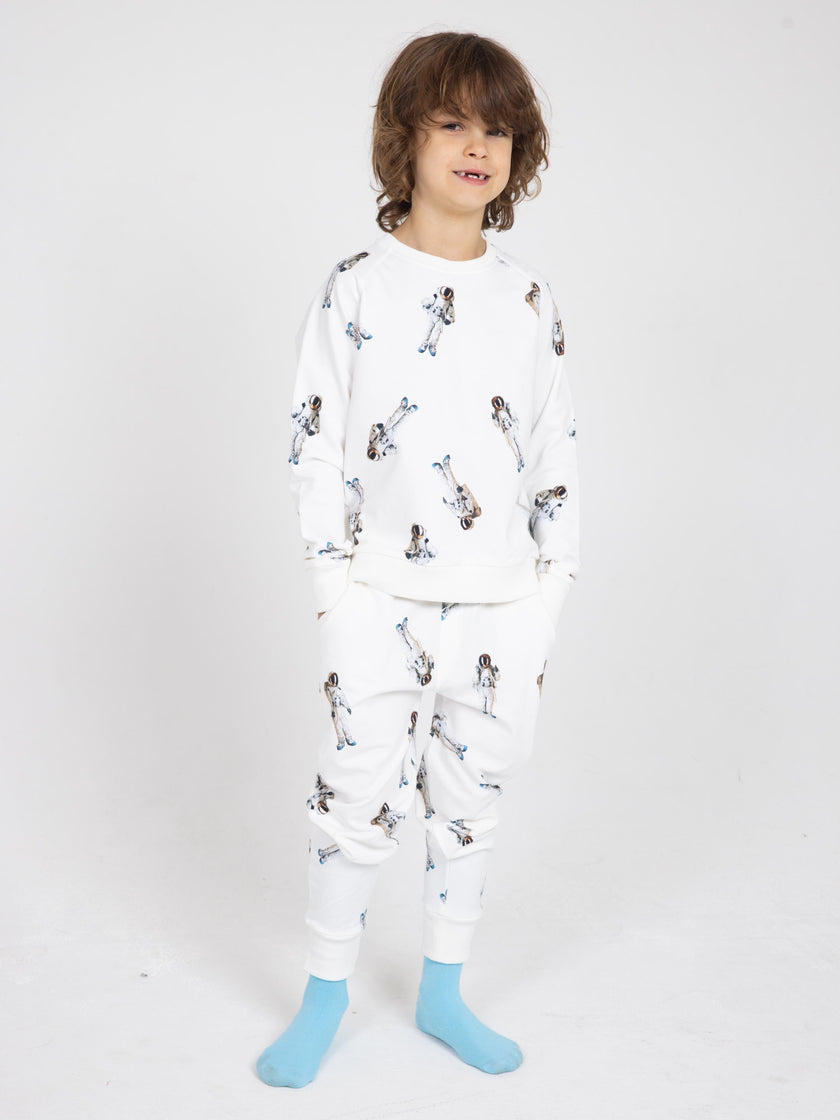 Astronaut sweater and pants for kids