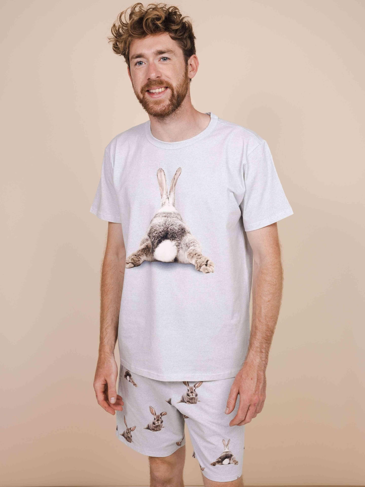 Bunny Bums T-shirt en Korte Broek set Heren - SNURK