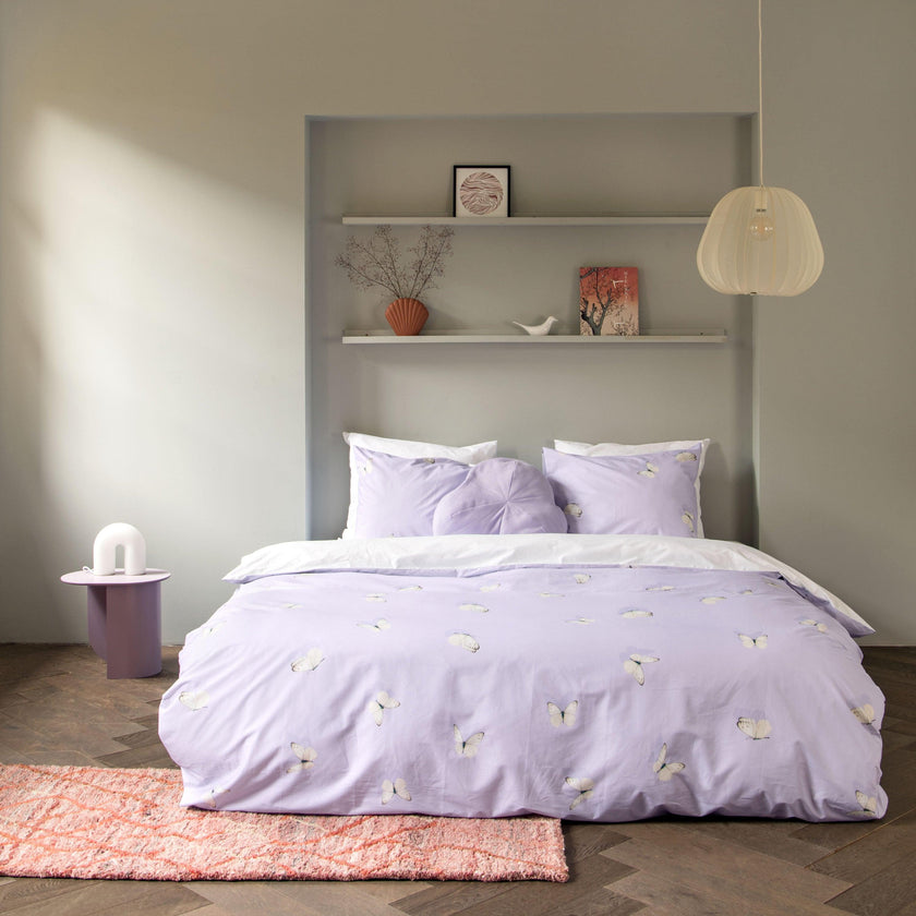 Butterfly Lilac duvet cover set