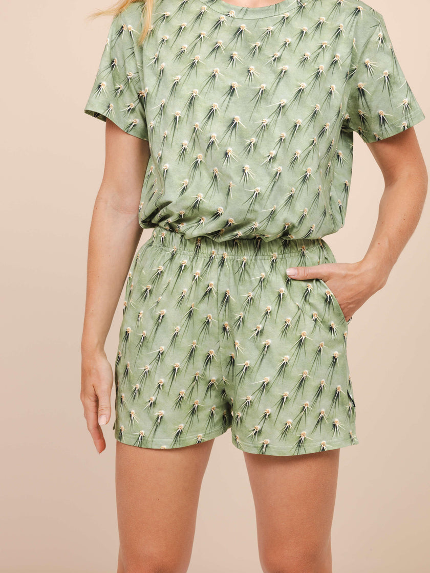 Gemütliche Kaktus-Shorts für Damen