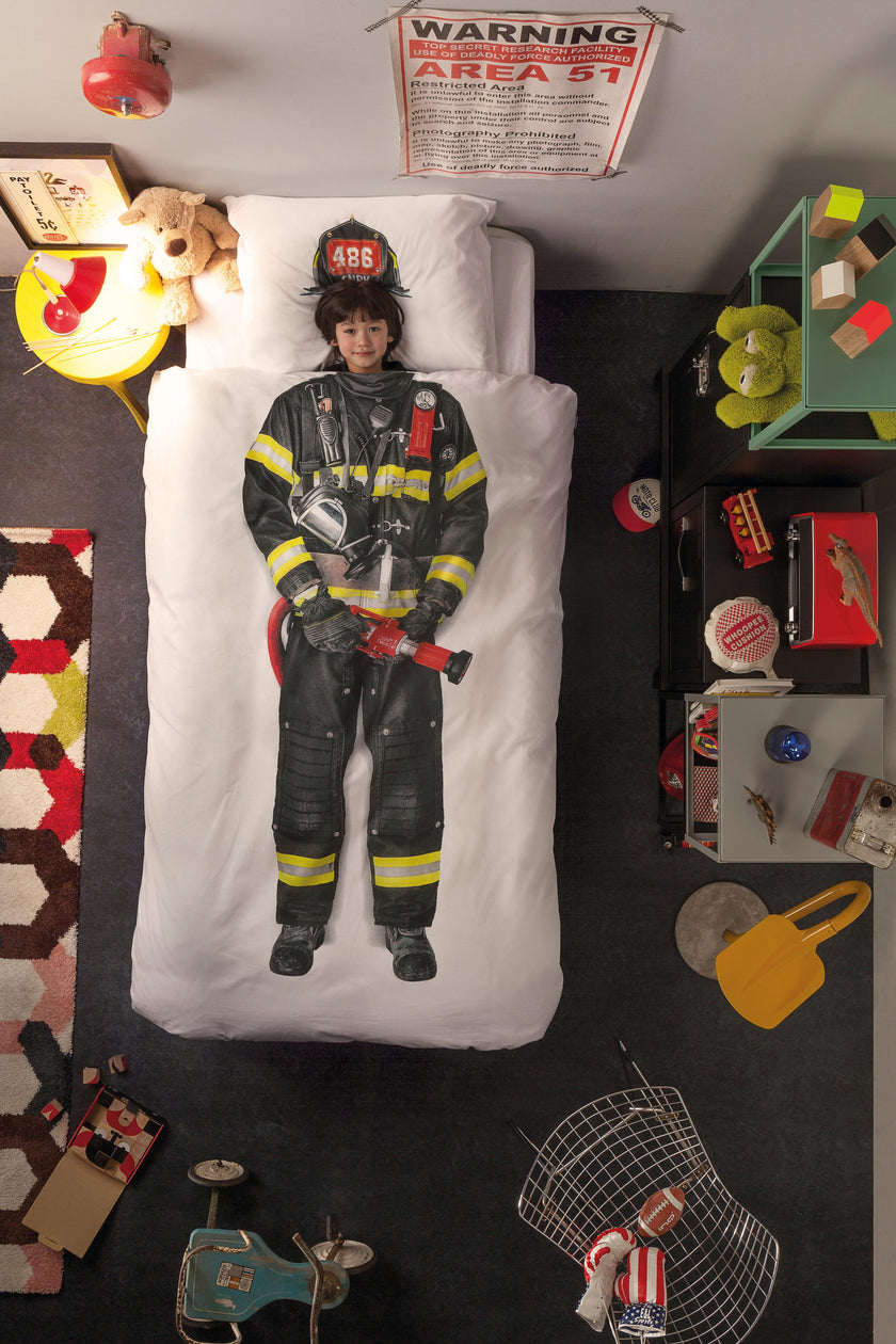 Feuerwehrmann-Kissenbezug