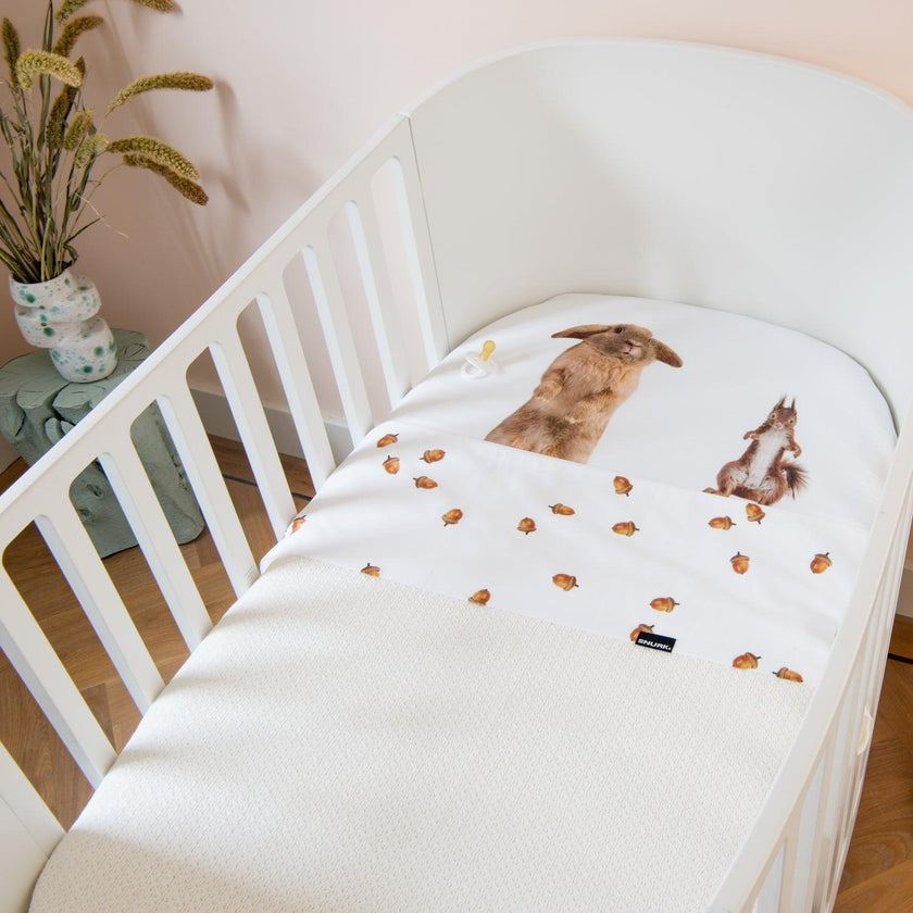 Furry Friends Baby Bed Sheet set