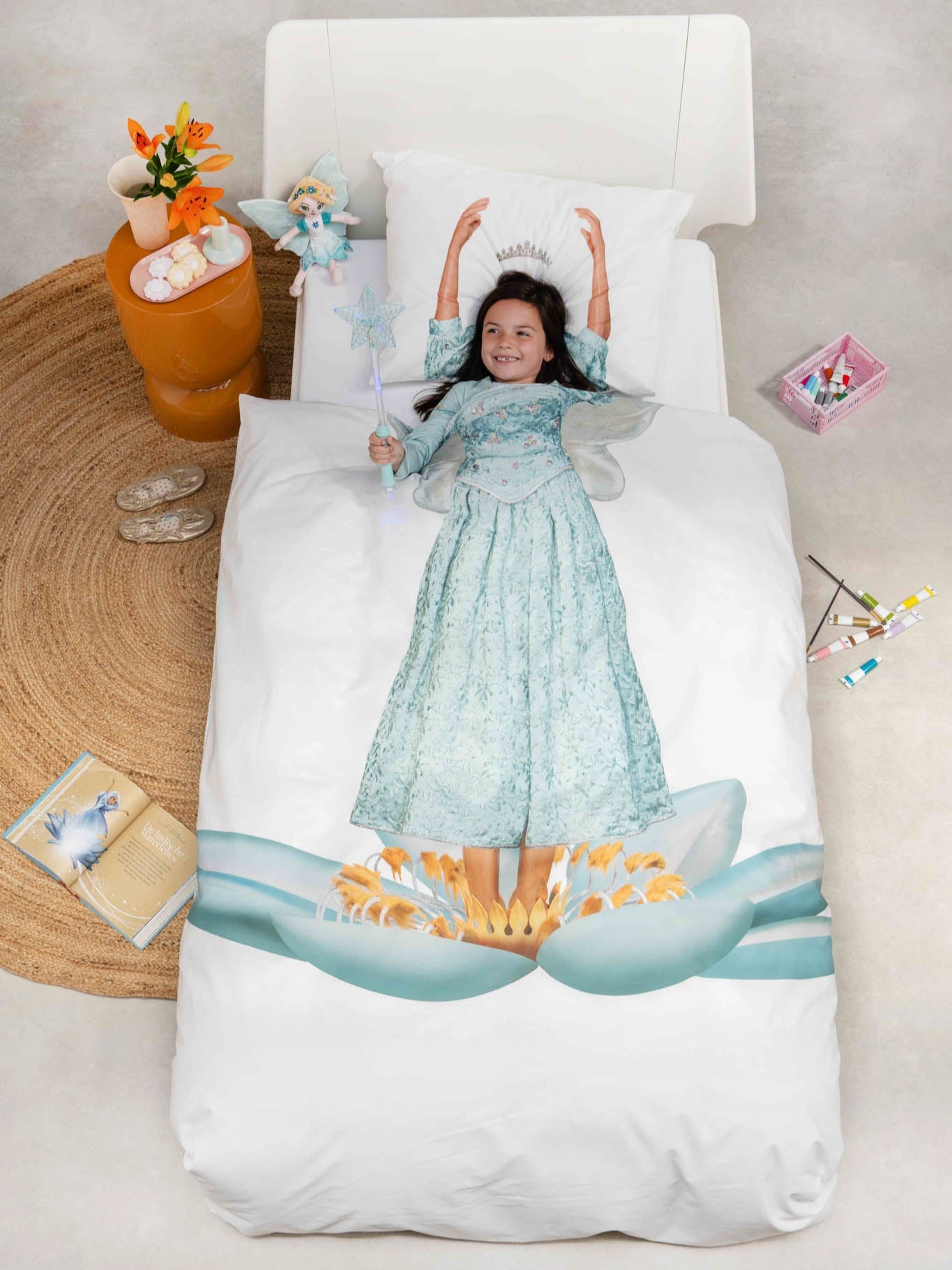 Indische Waterlelies dekbedovertrek SNURK - Main Image