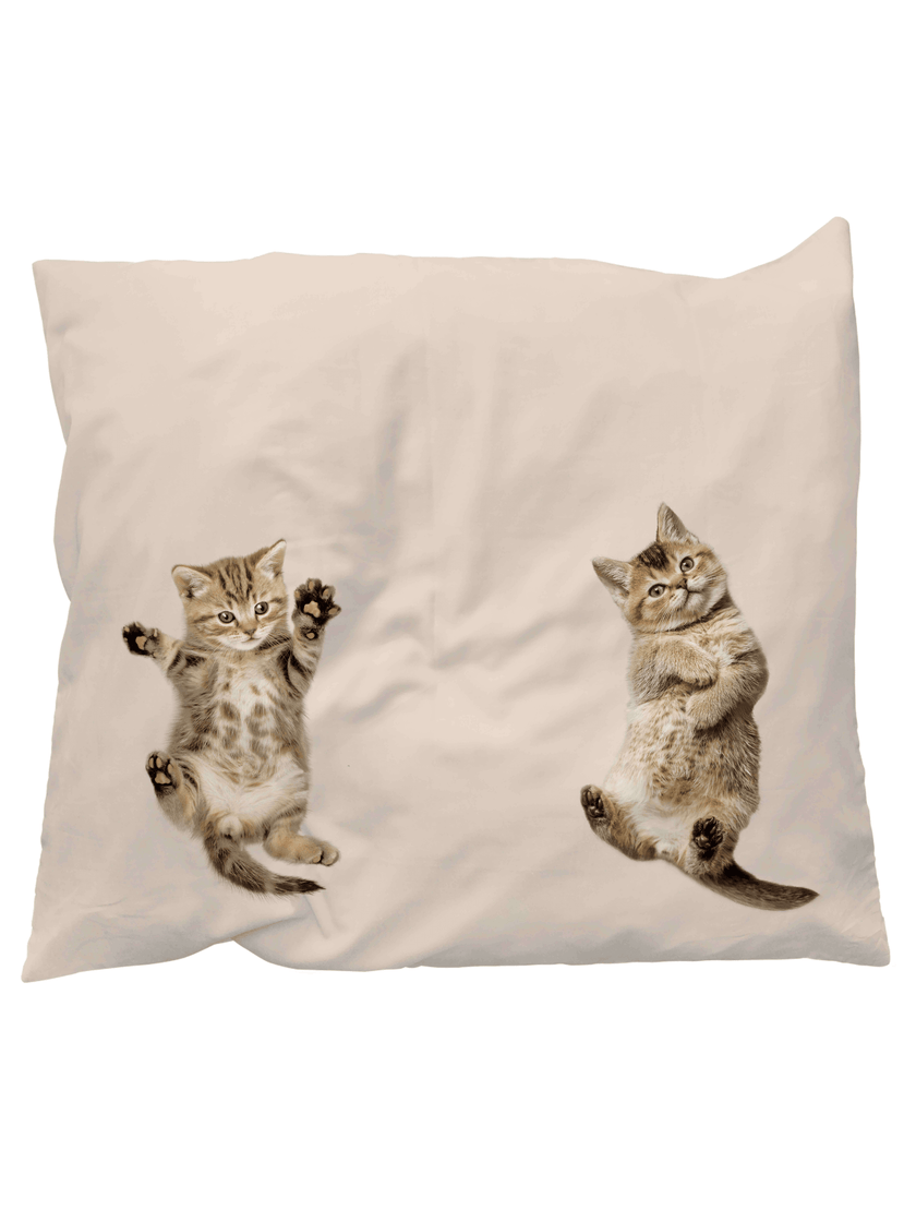 Kitten Friends pillowcase