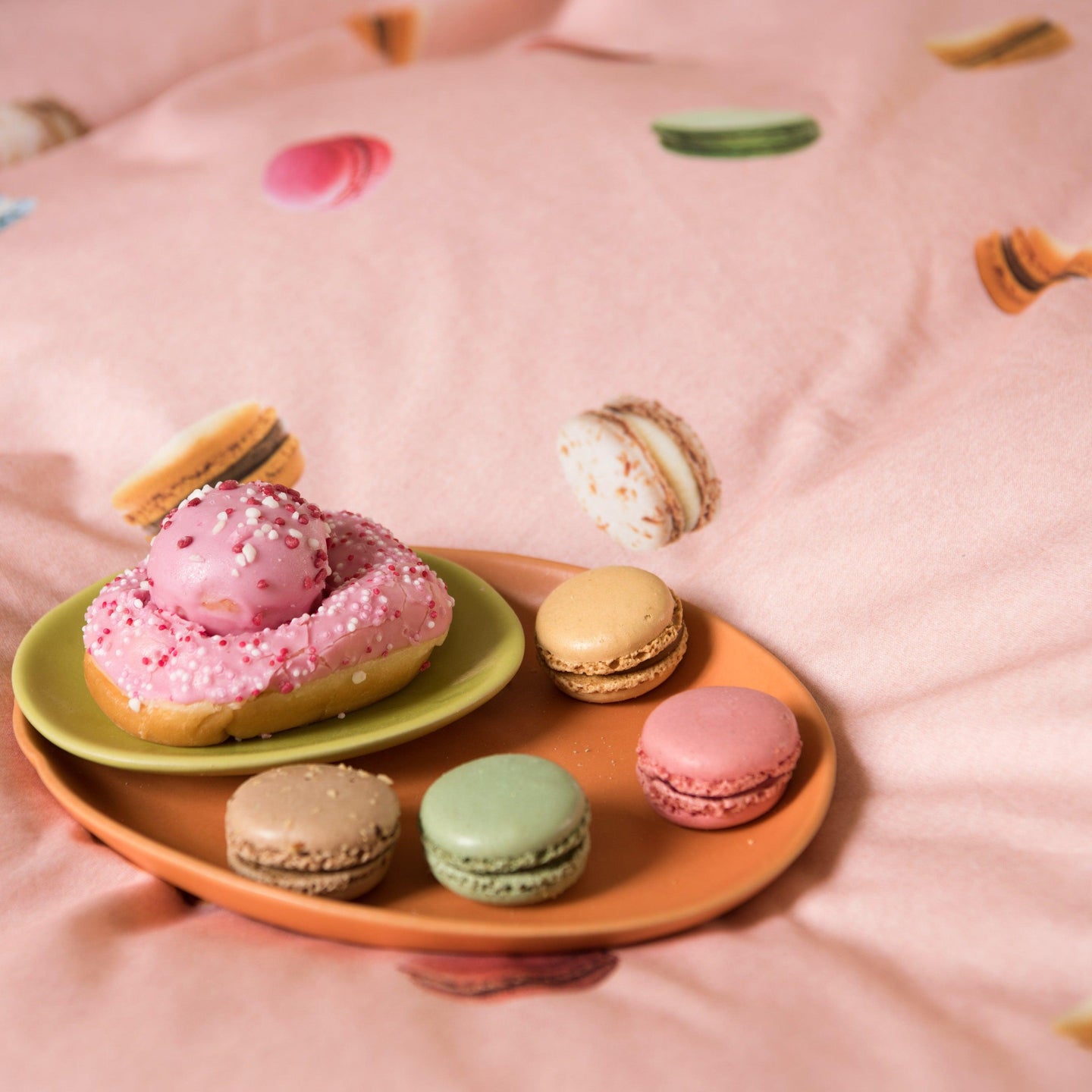 Macarons Pink dekbedovertrek - SNURK