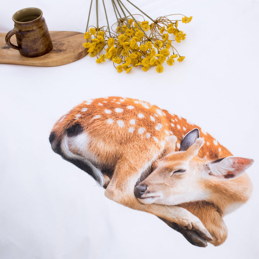 Sleeping Deer duvet cover set