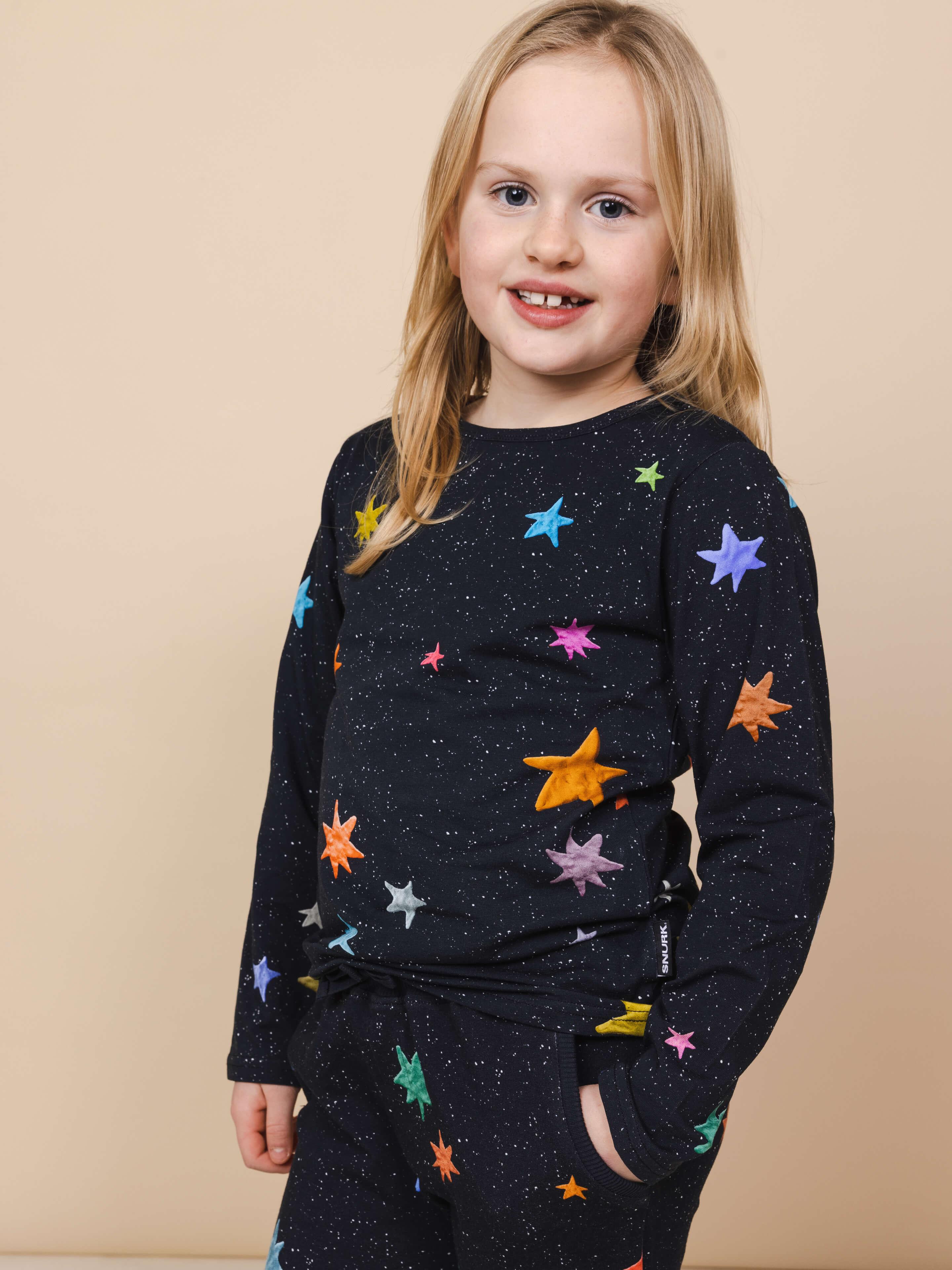 Starry Night Tshirt long sleeve Kids SNURK