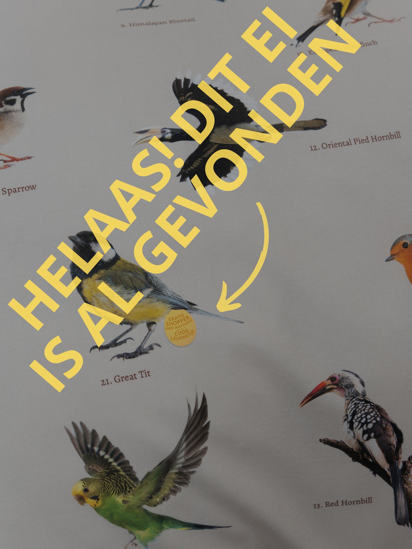 HELAAS DIT EI IS AL GEVONDEN