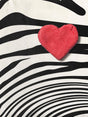 Zebra Love V-neck T-shirt Dames - SNURK