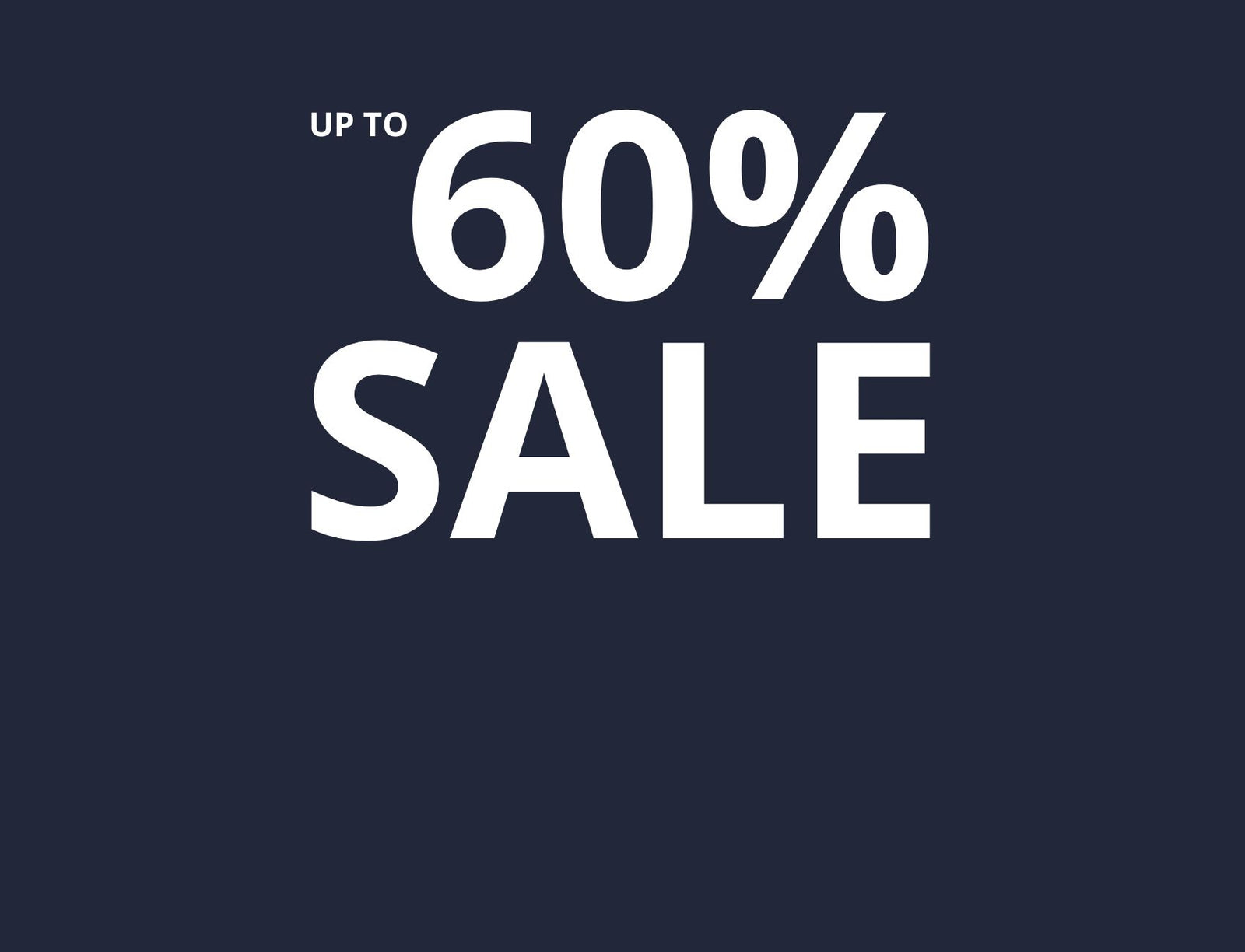 up to 60% off SALE
