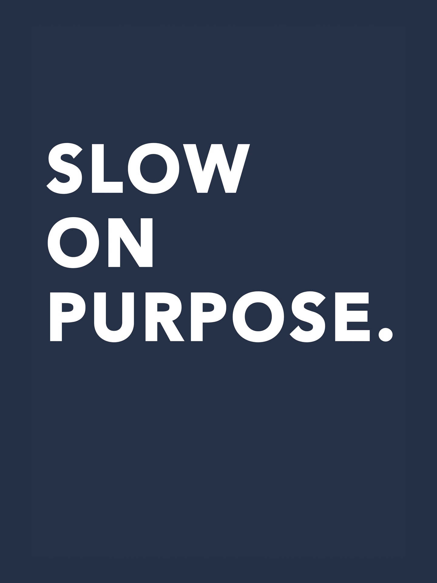 Slow on Purpose Navy - SNURK