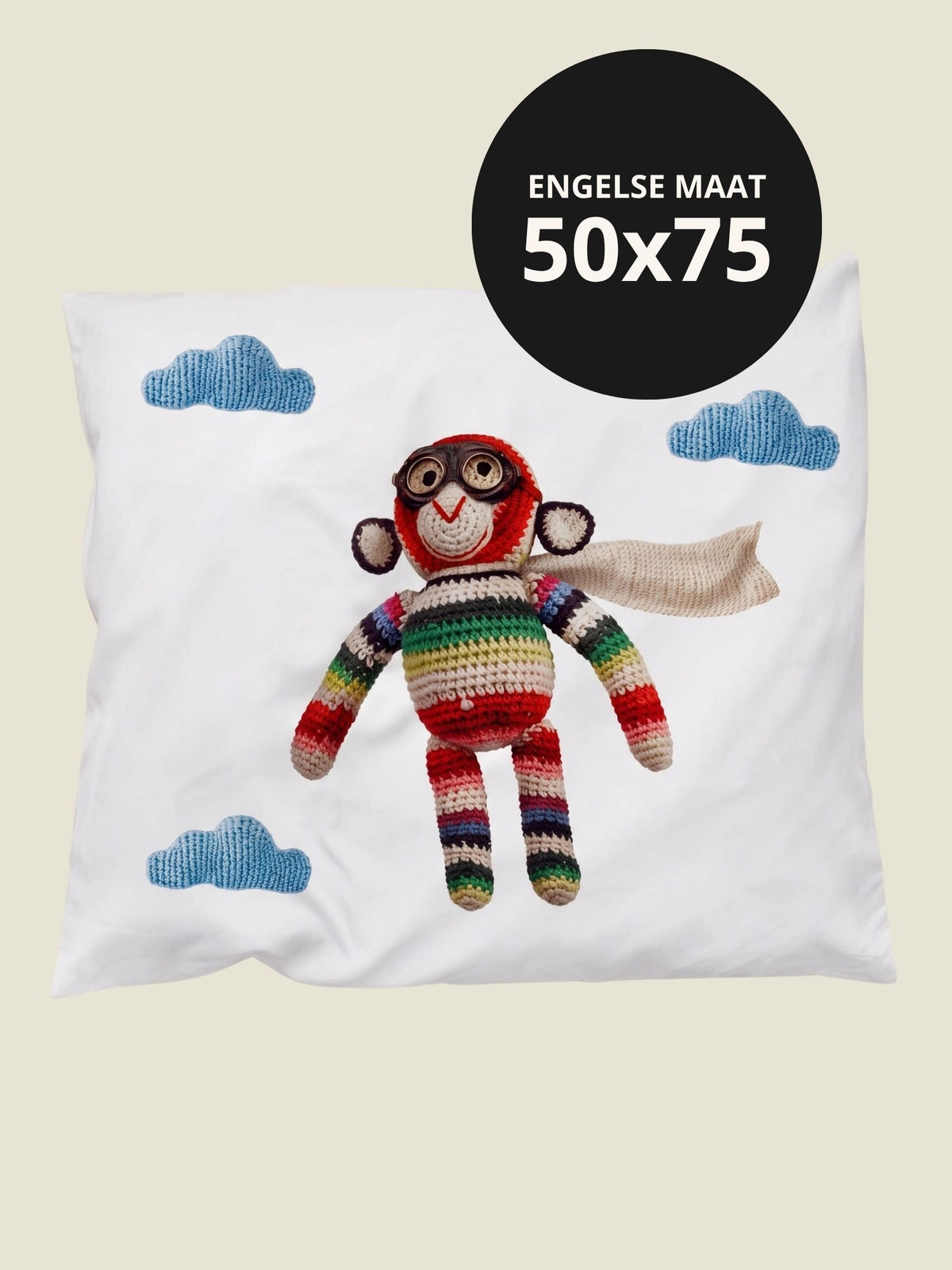 Airplane Monkey pillowcase