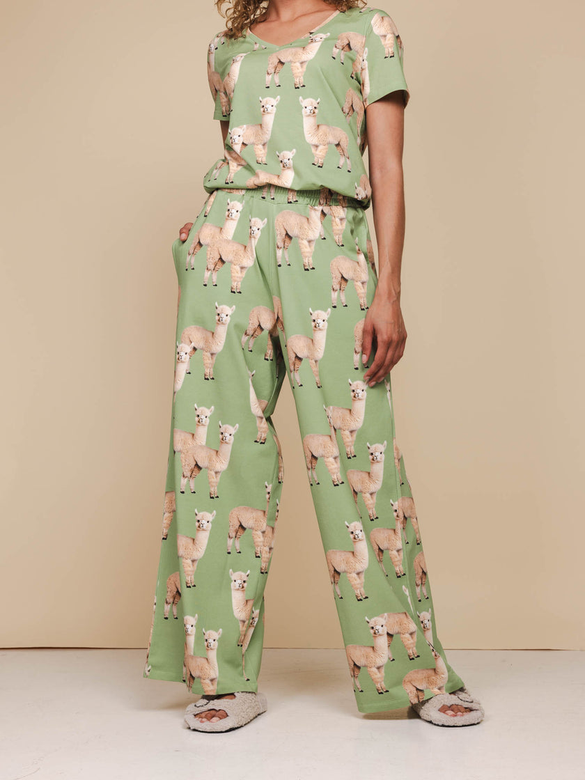 Alpaca Meadow Wijde broek Dames
