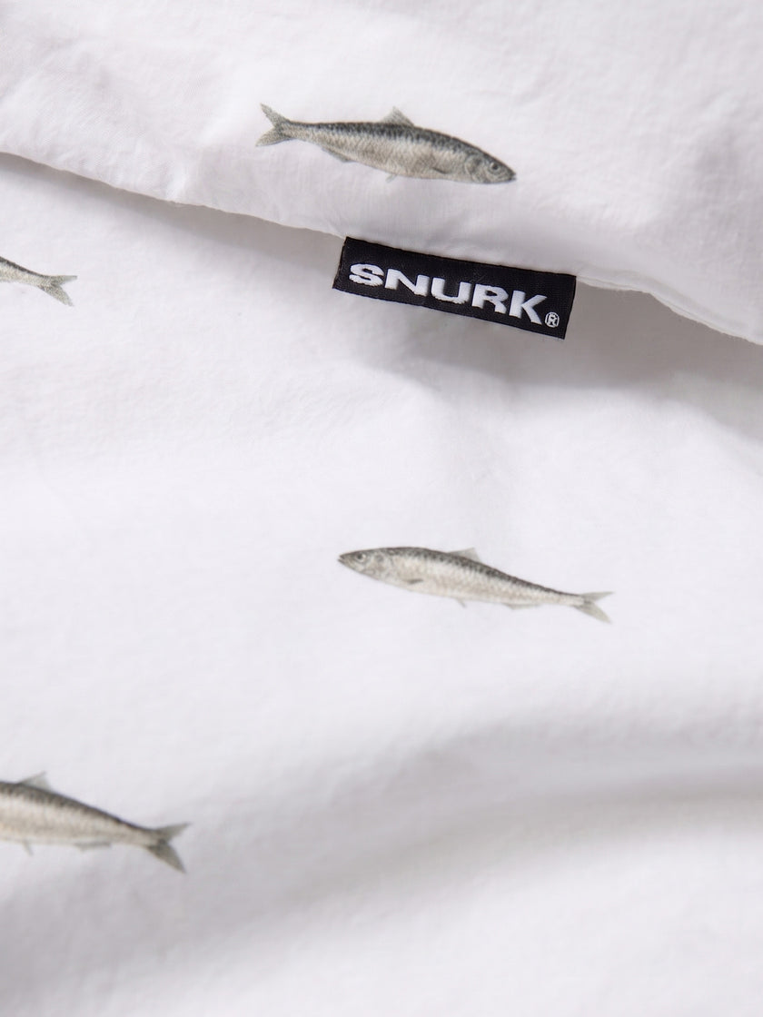 Arctic Fish dekbedovertrek flanel