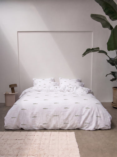 Arctic Fish duvet cover set flannel