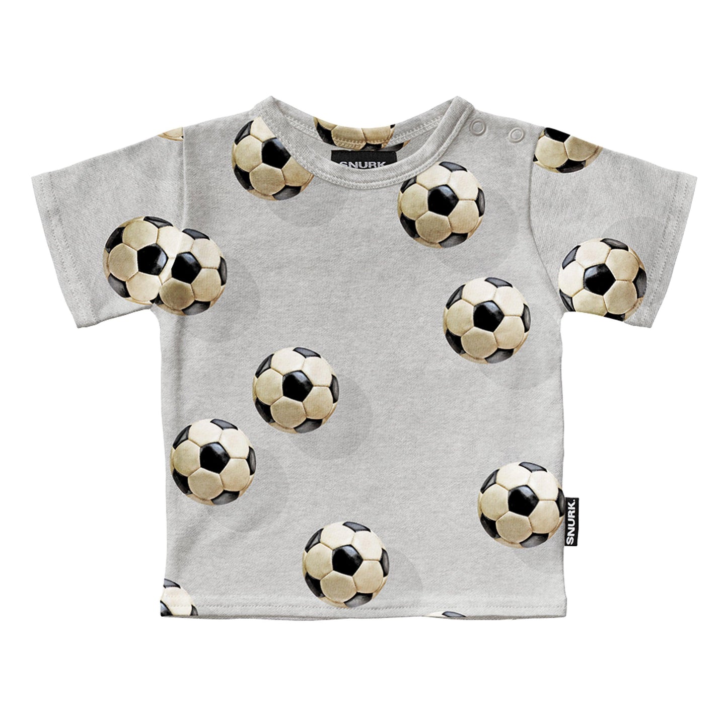 Fussball Grey T-shirt Baby - SNURK