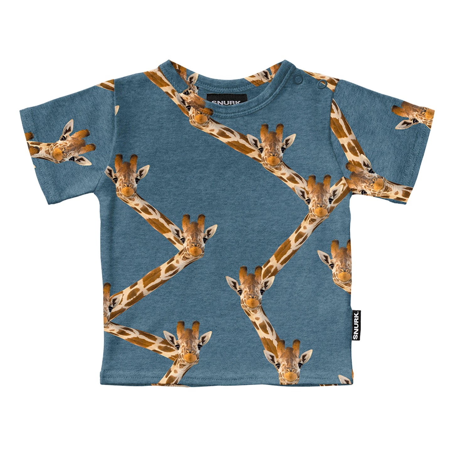 Giraffe Blue T-shirt Baby