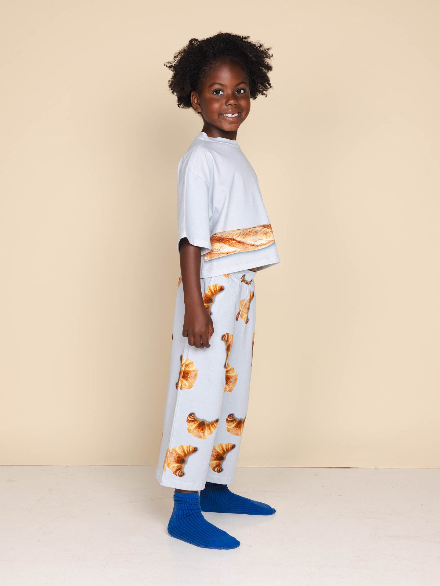 Baguette Cropped T-shirt en Wijde broek set Kids - SNURK