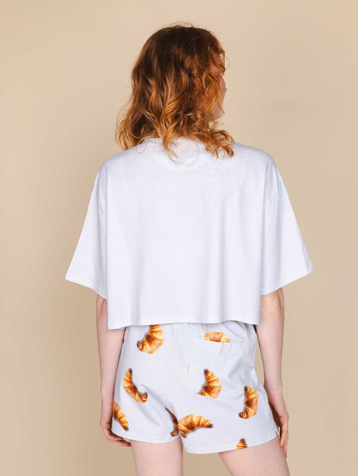 Baguette Cropped T-shirt en Shorts set Dames - SNURK