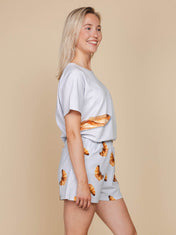 Baguette T-shirt and Shorts set Women