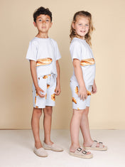 Baguette T-shirt en Shorts set Kids