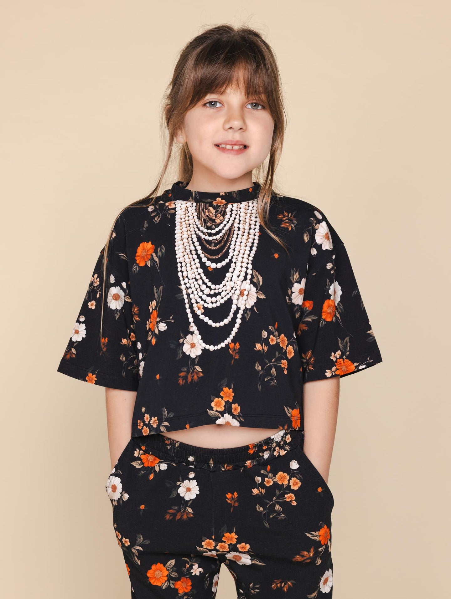 Barok n Roll Cropped T-Shirt Kids