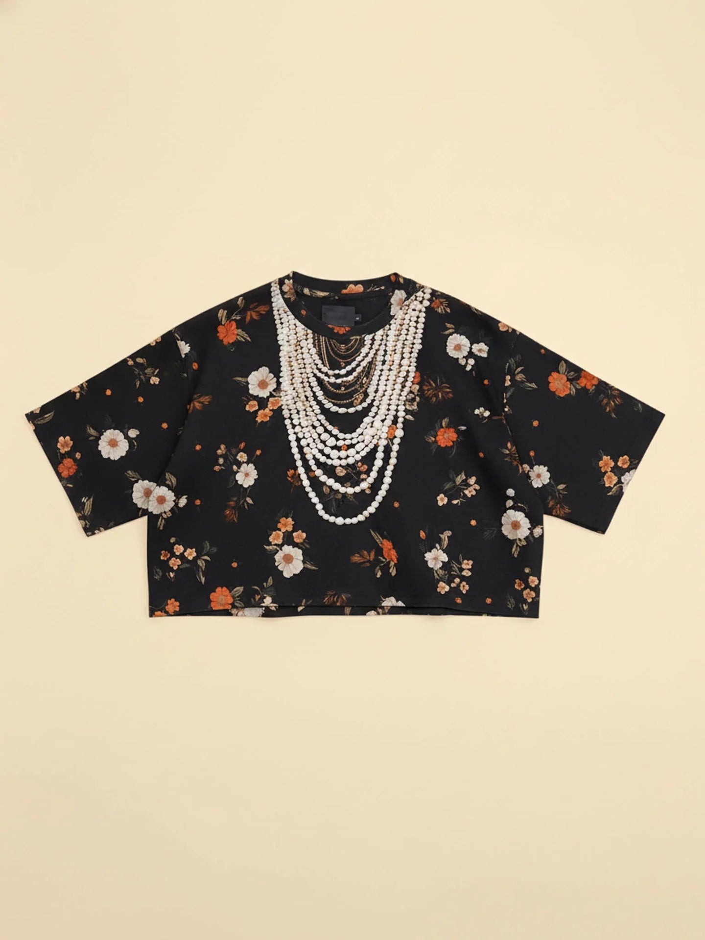 Barok n Roll Cropped T-Shirt Dames - SNURK