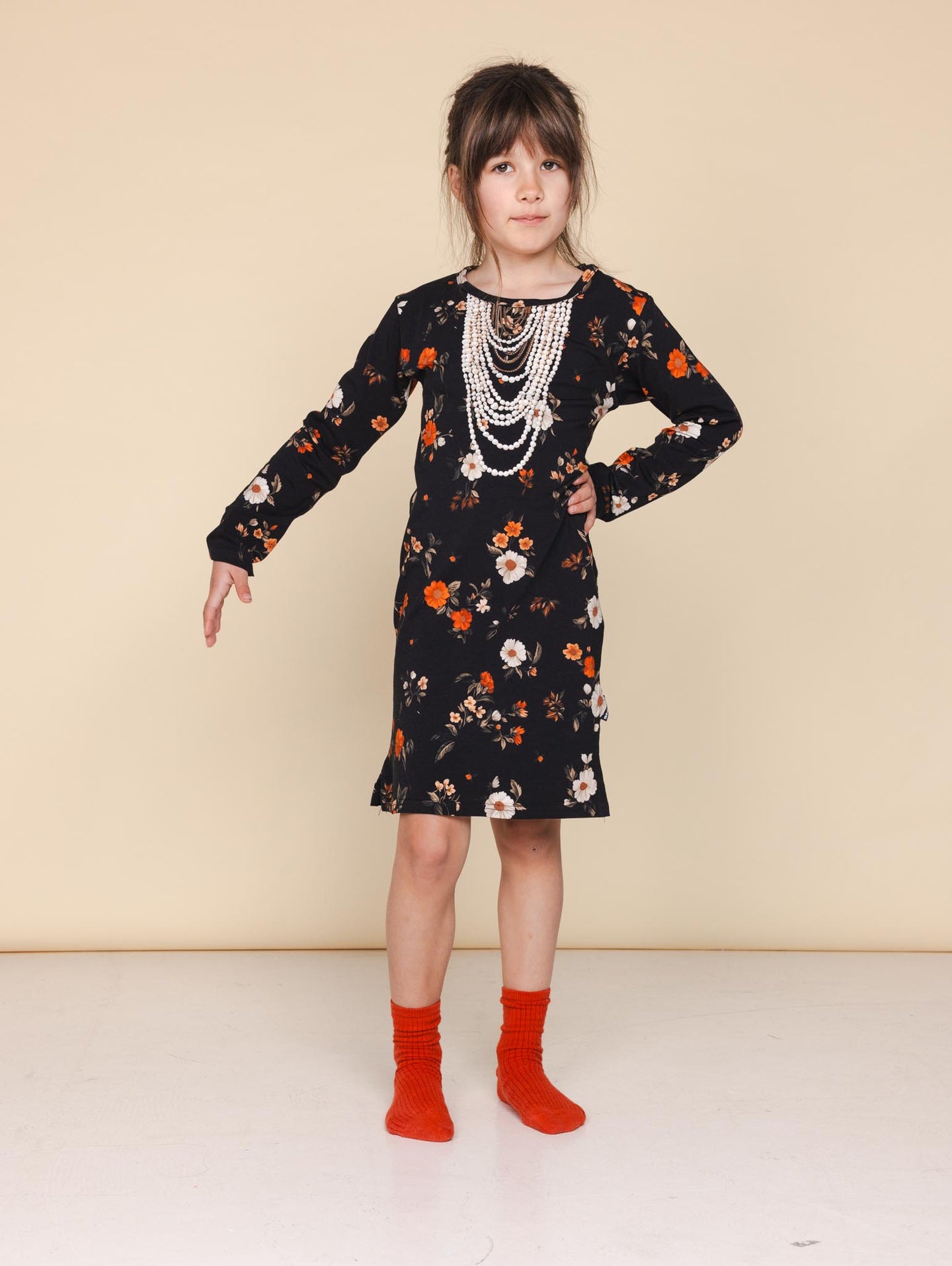 Barok n Roll Long Sleeve Dress Kids
