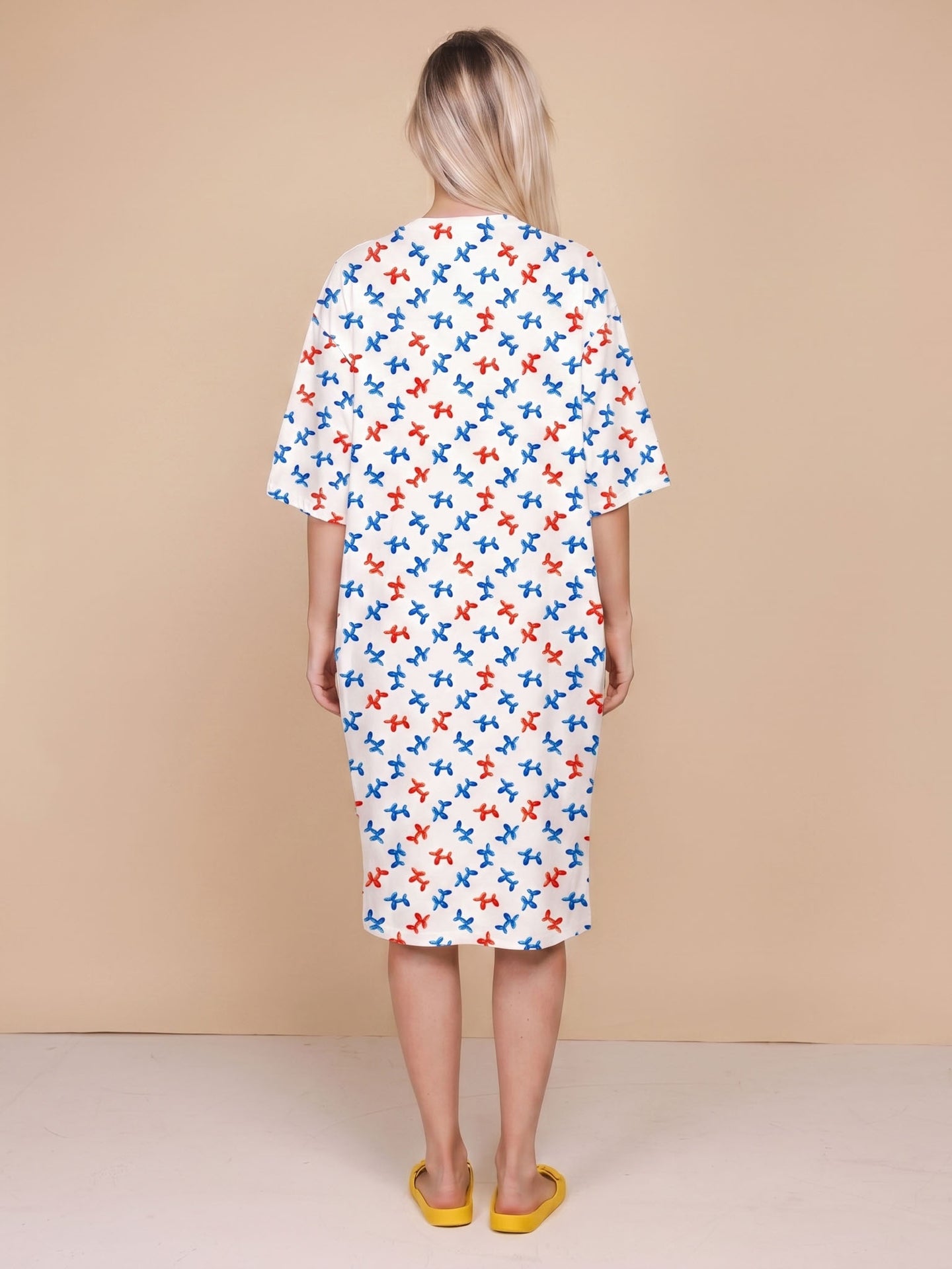 Eggs Navy Relaxed Tee Dress Women