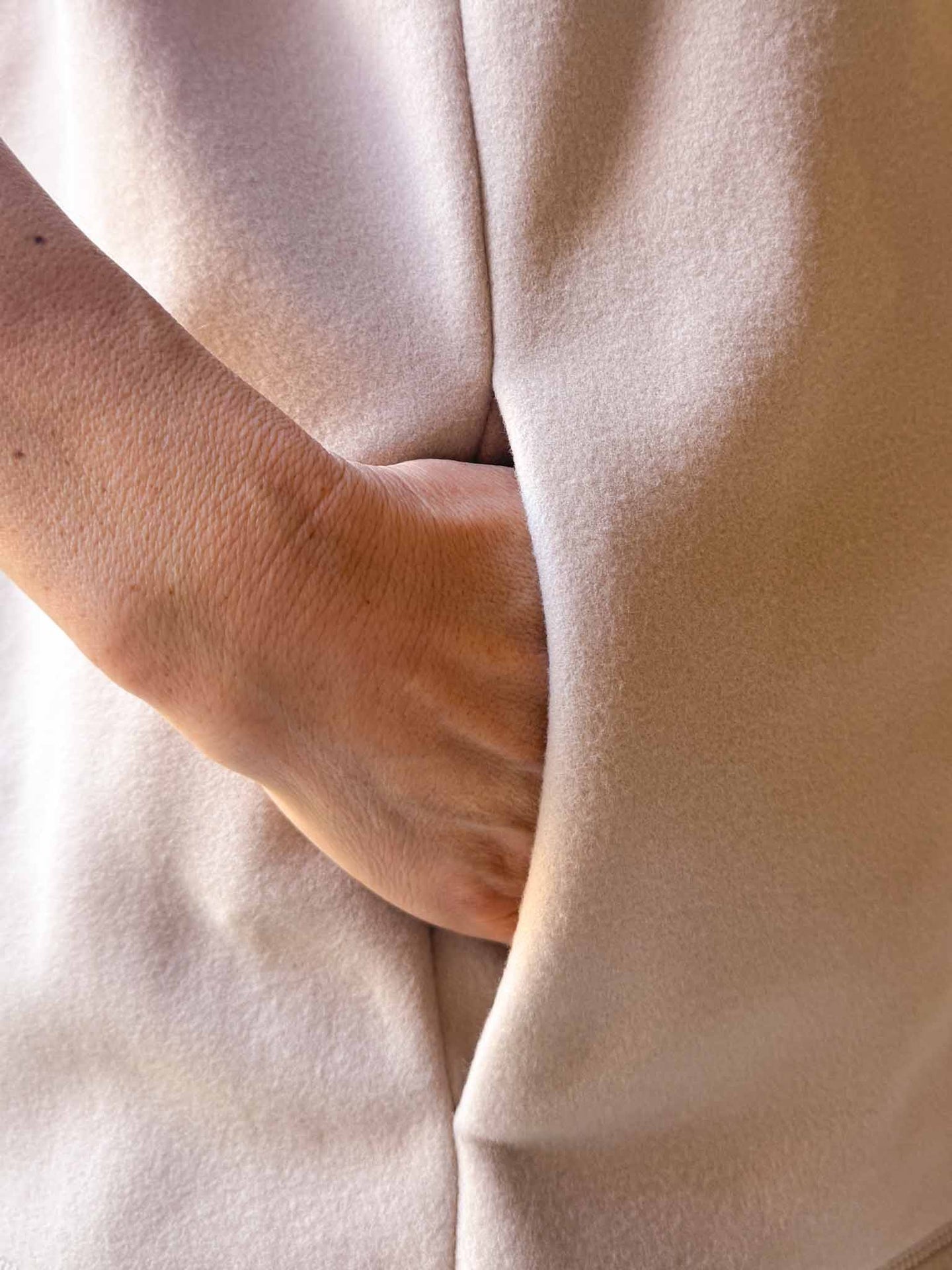 Camel Beige Fleece Bodywarmer