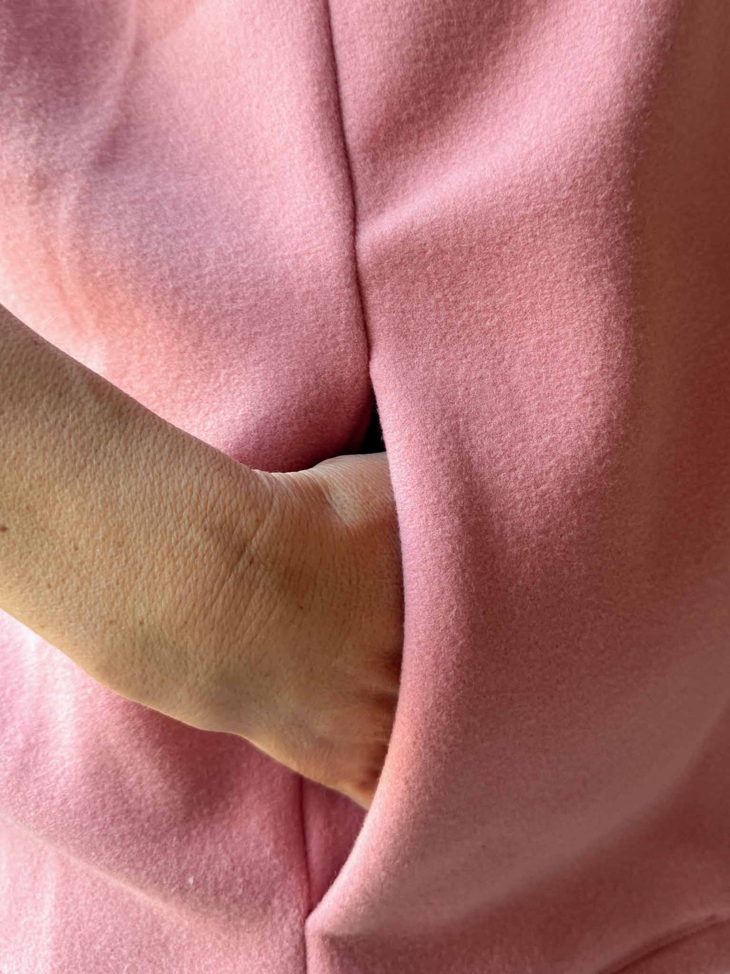 Dusty Pink Fleece Bodywarmer