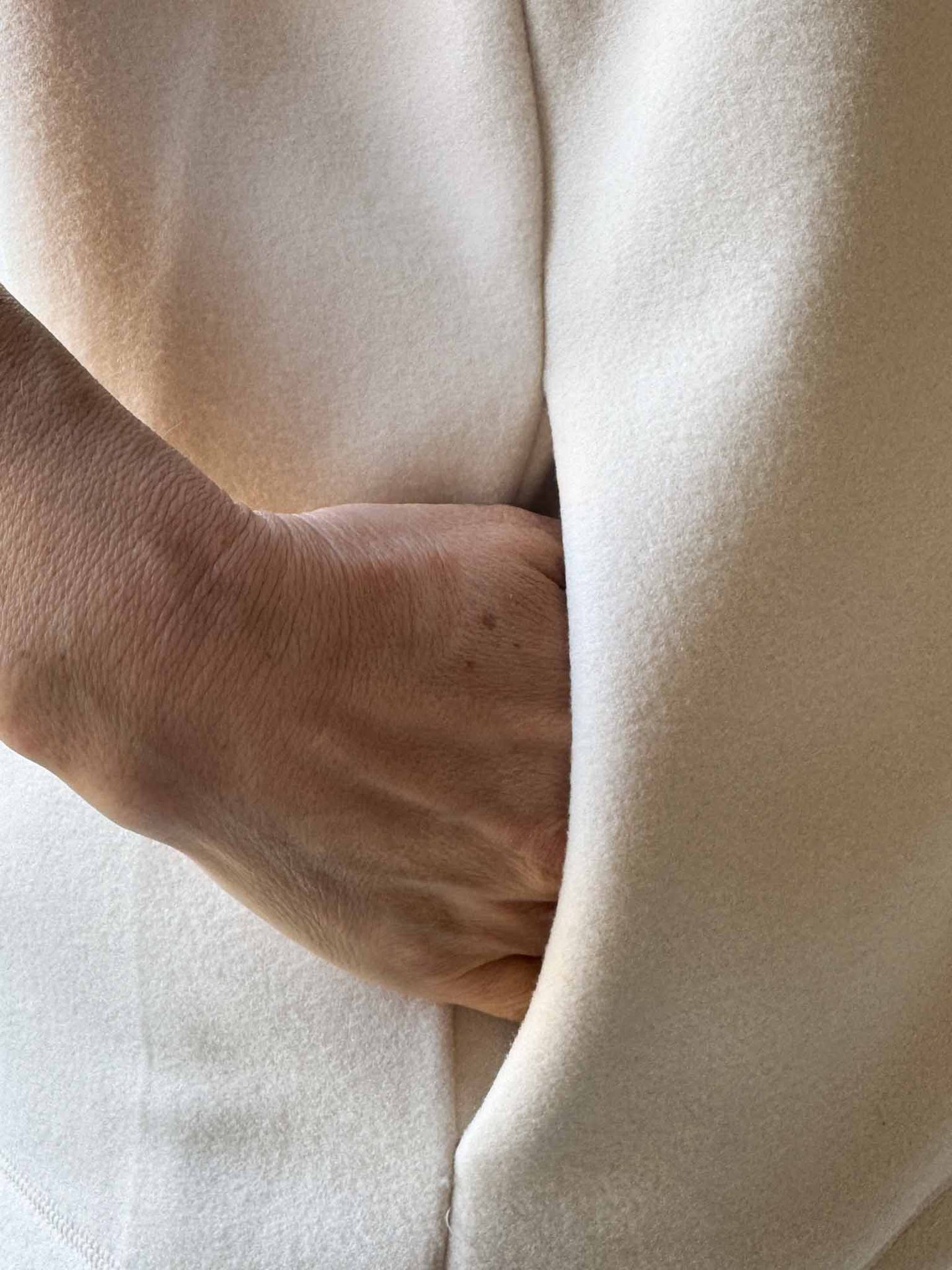 Light Beige Fleece Bodywarmer