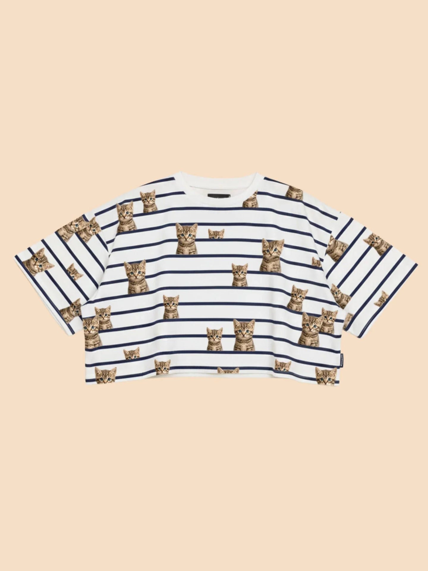 Bonjour Kitty Cropped T-Shirt Dames - SNURK