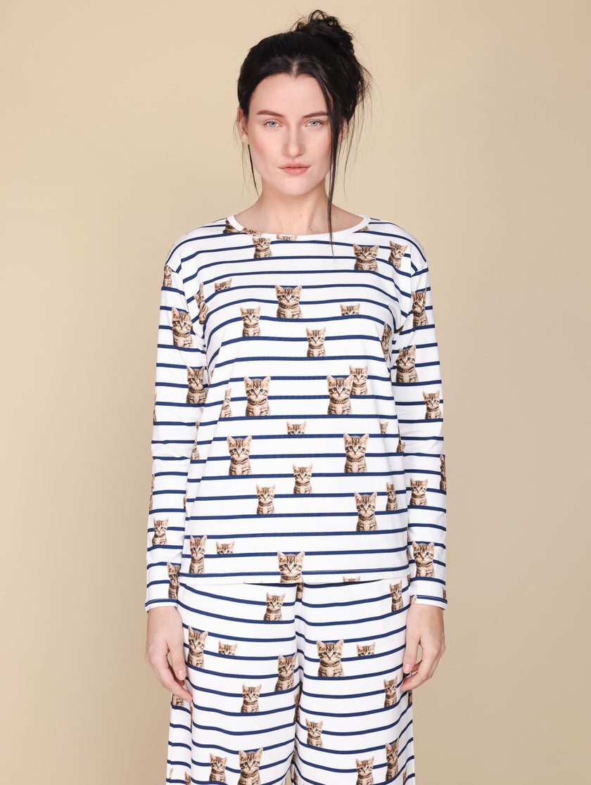 Bonjour Kitty Long Sleeve T-shirt Dames