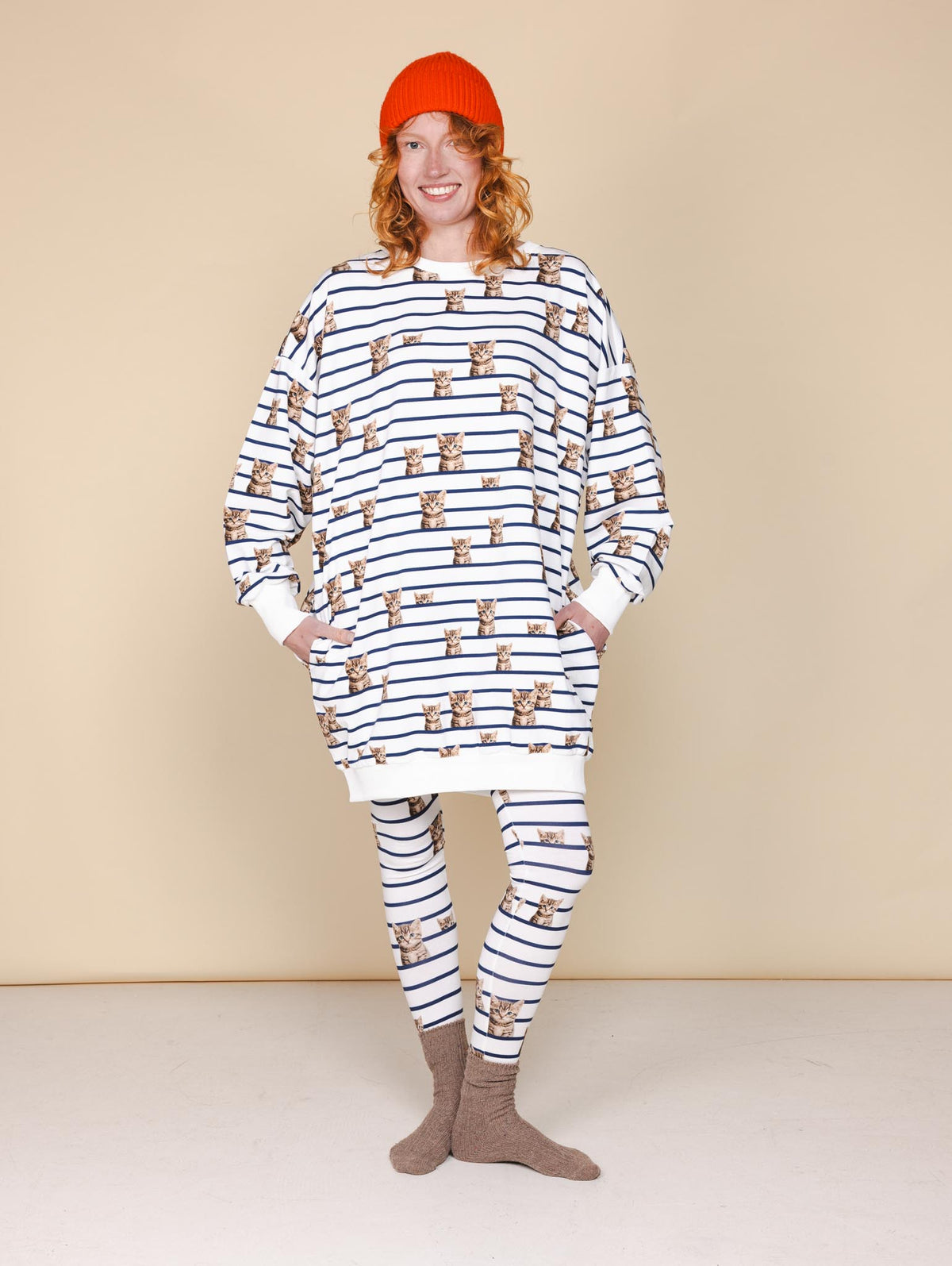 Bonjour Kitty Sweater Dress Dames
