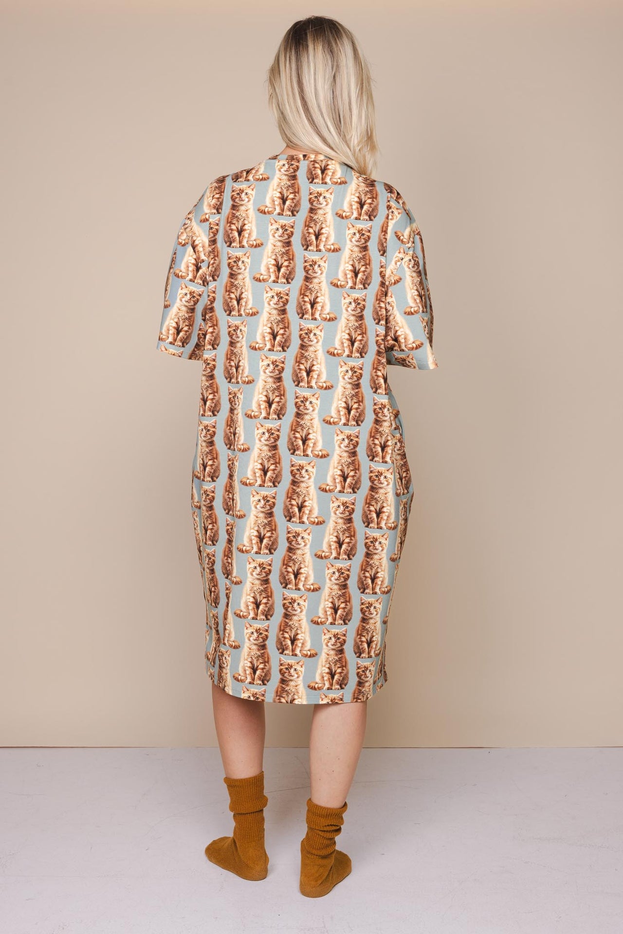 Bowie Relaxed Tee Dress Dames - SNURK