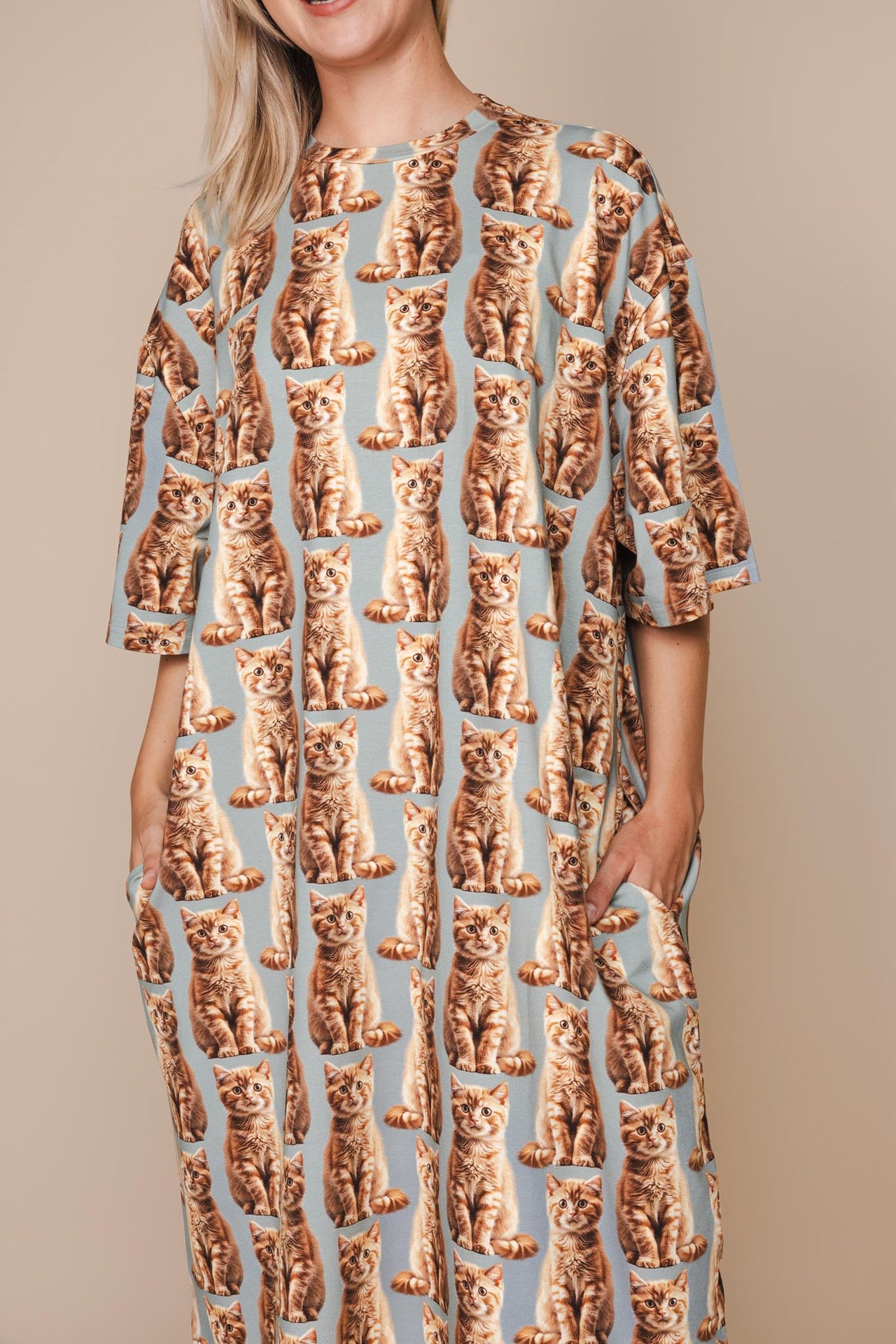 Bowie Relaxed Tee Dress Dames - SNURK