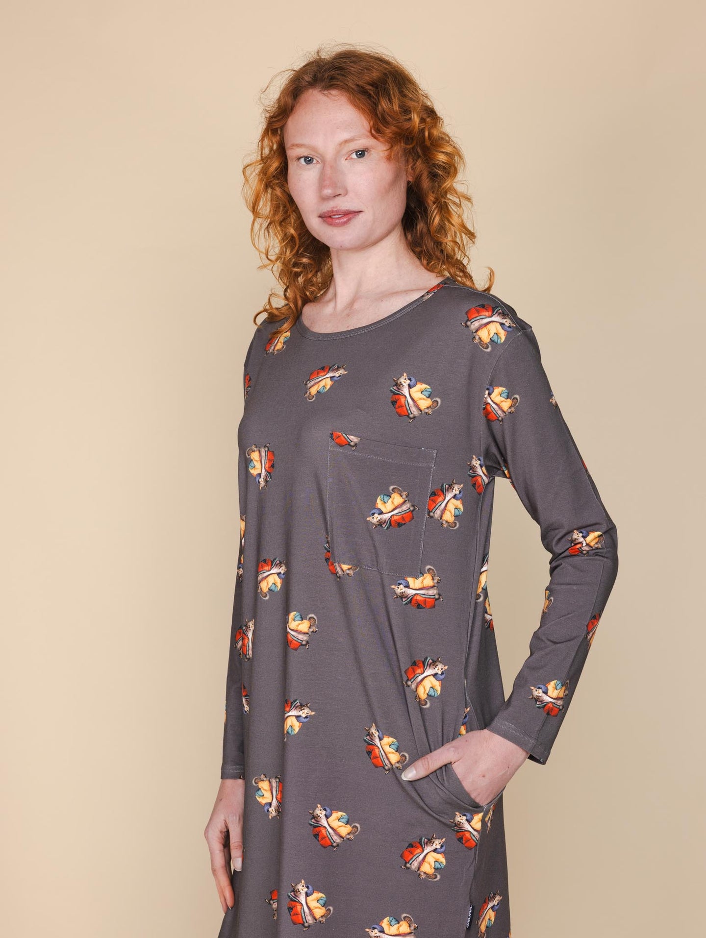 Bruno Long Sleeve Dress Dames