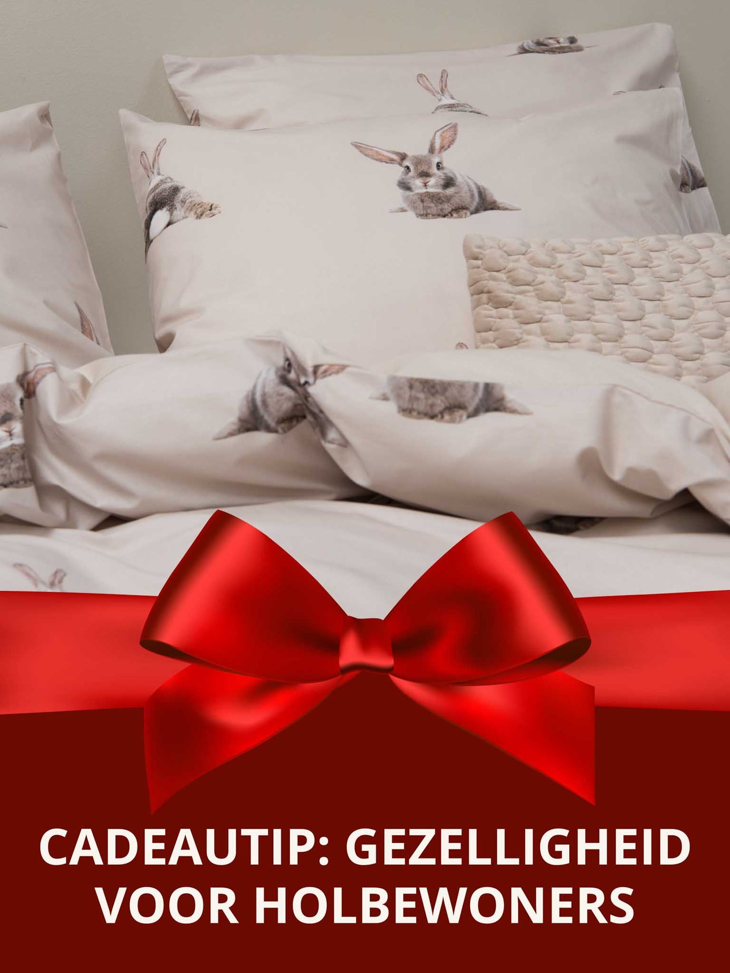 Bunny Beige dekbedovertrek