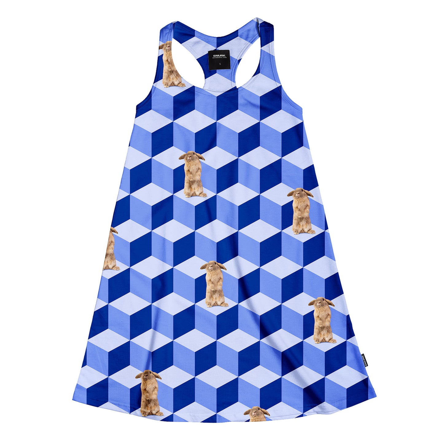 Bunny Blocks Tank Dress Kids
