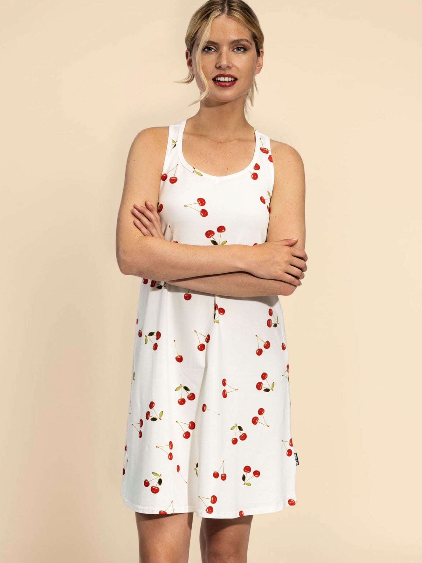 Cherries Tank Dress Dames