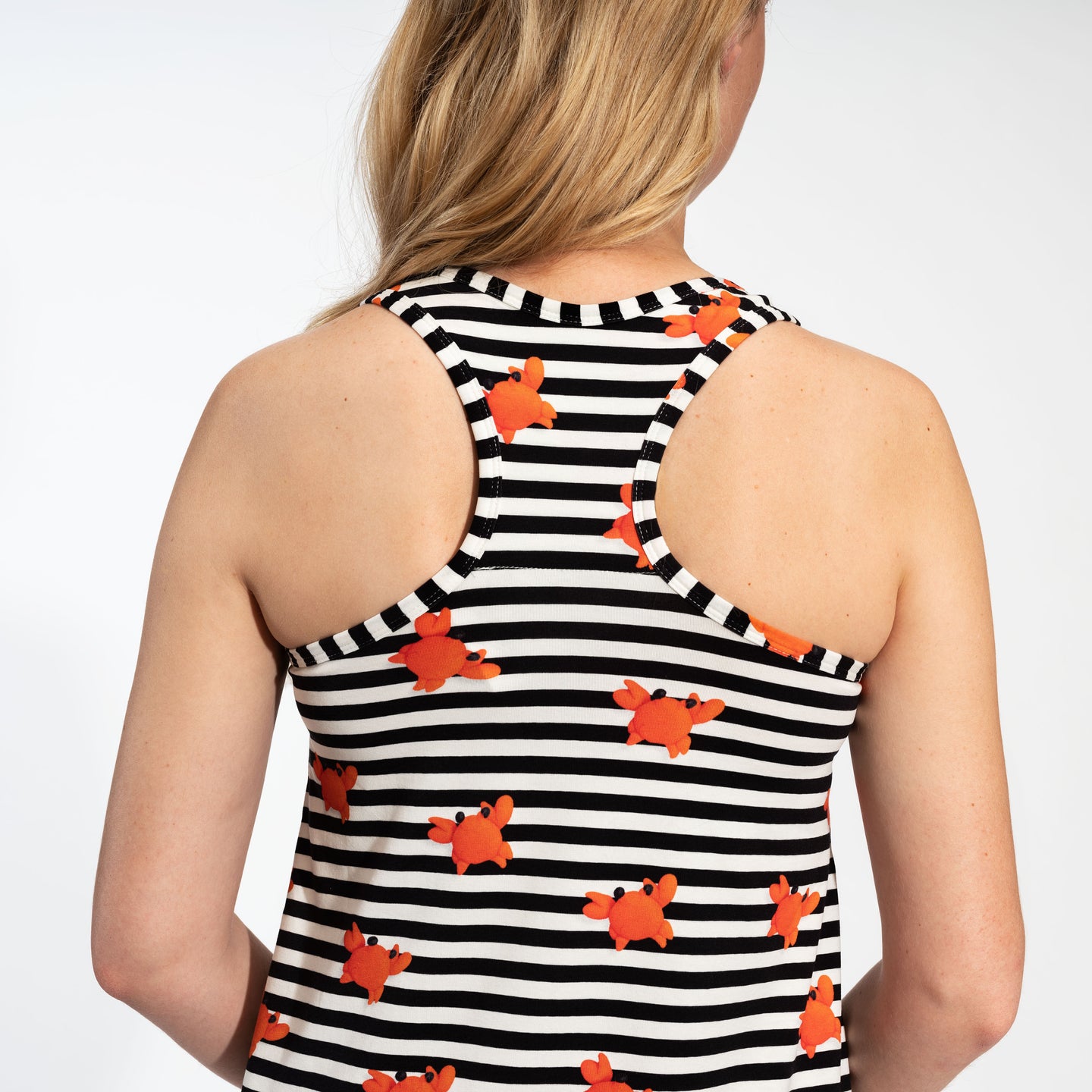 Clay Crab Tank Dress Dames