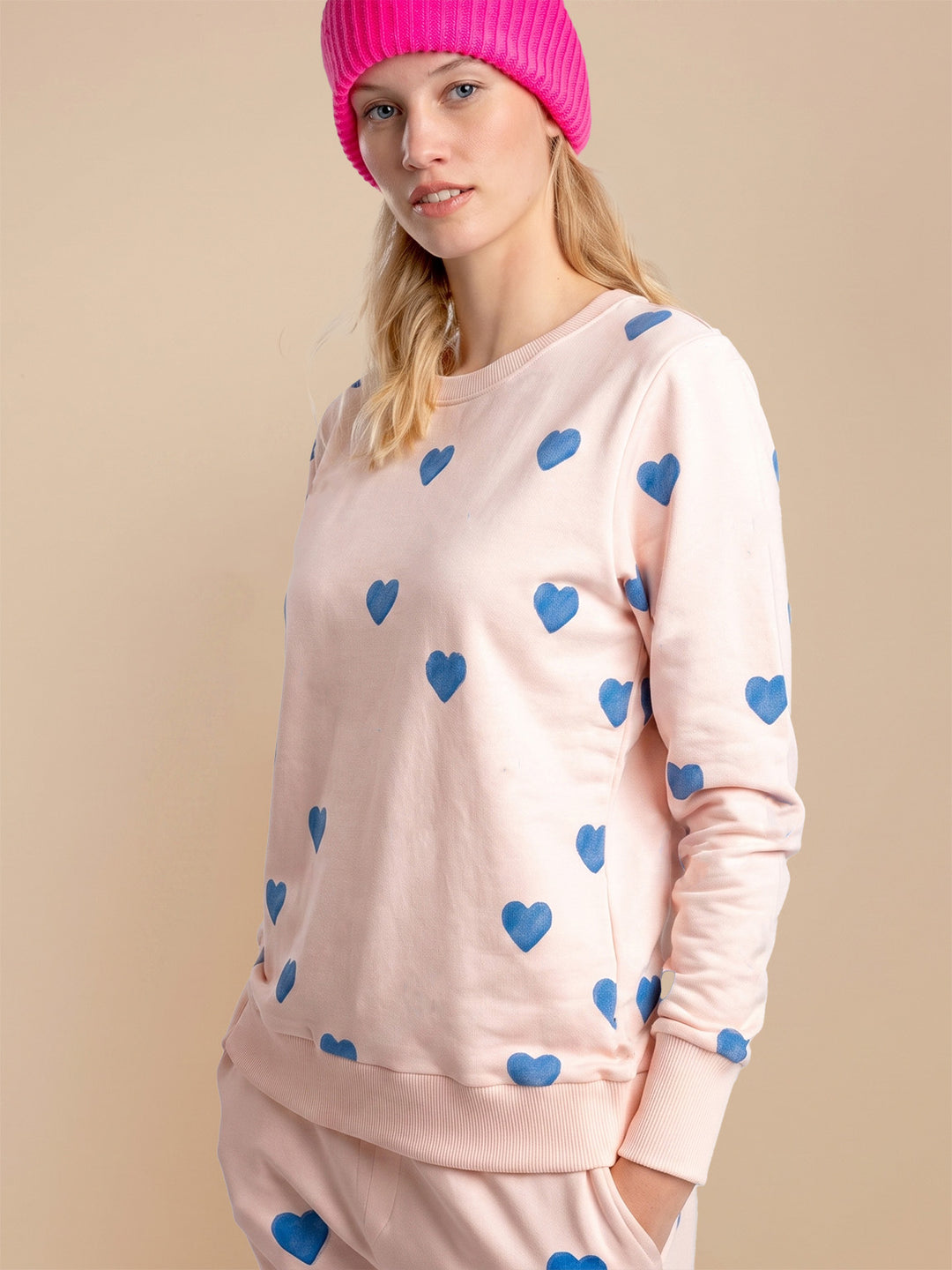 Clay Heart Sweater en Broek set Dames