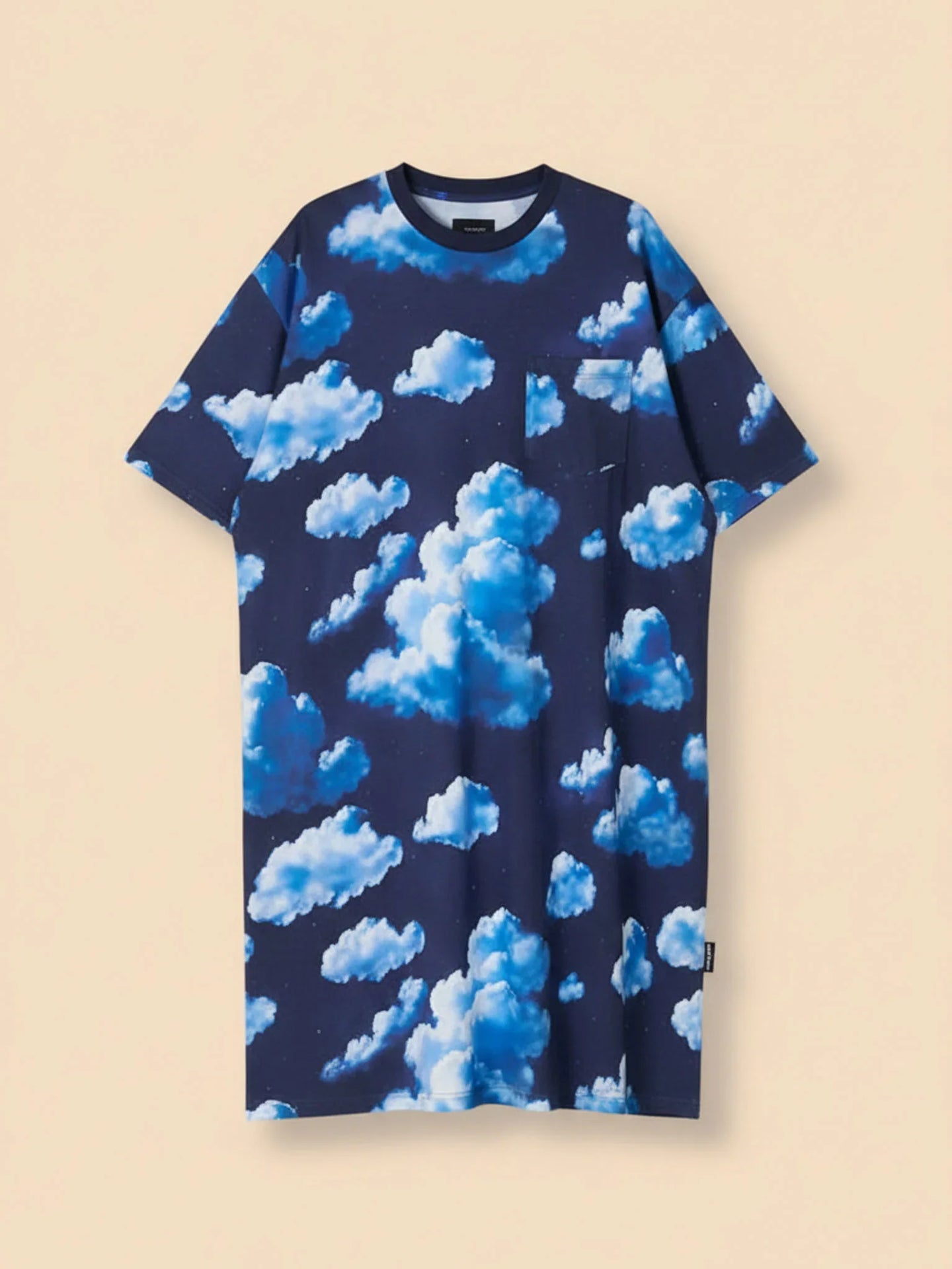 Cloudburst Relaxed Tee Dress Dames - SNURK