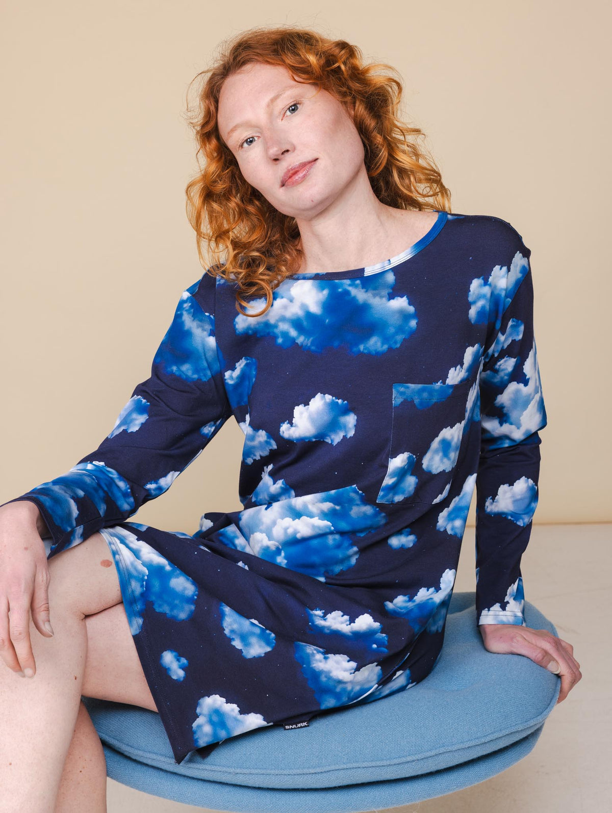 Cloudburst Long Sleeve Dress Damen