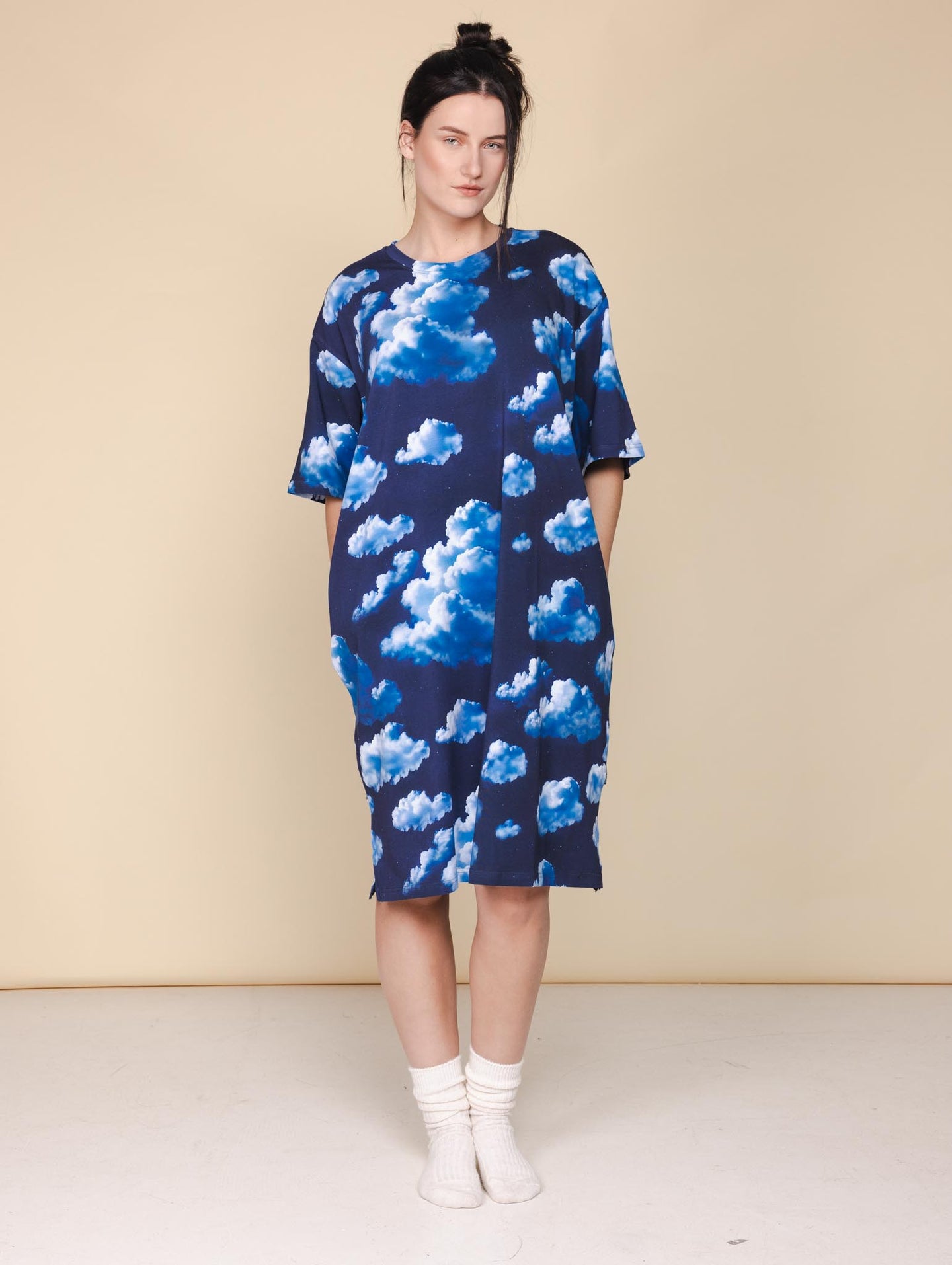 Cloudburst Relaxed Tee Dress Women