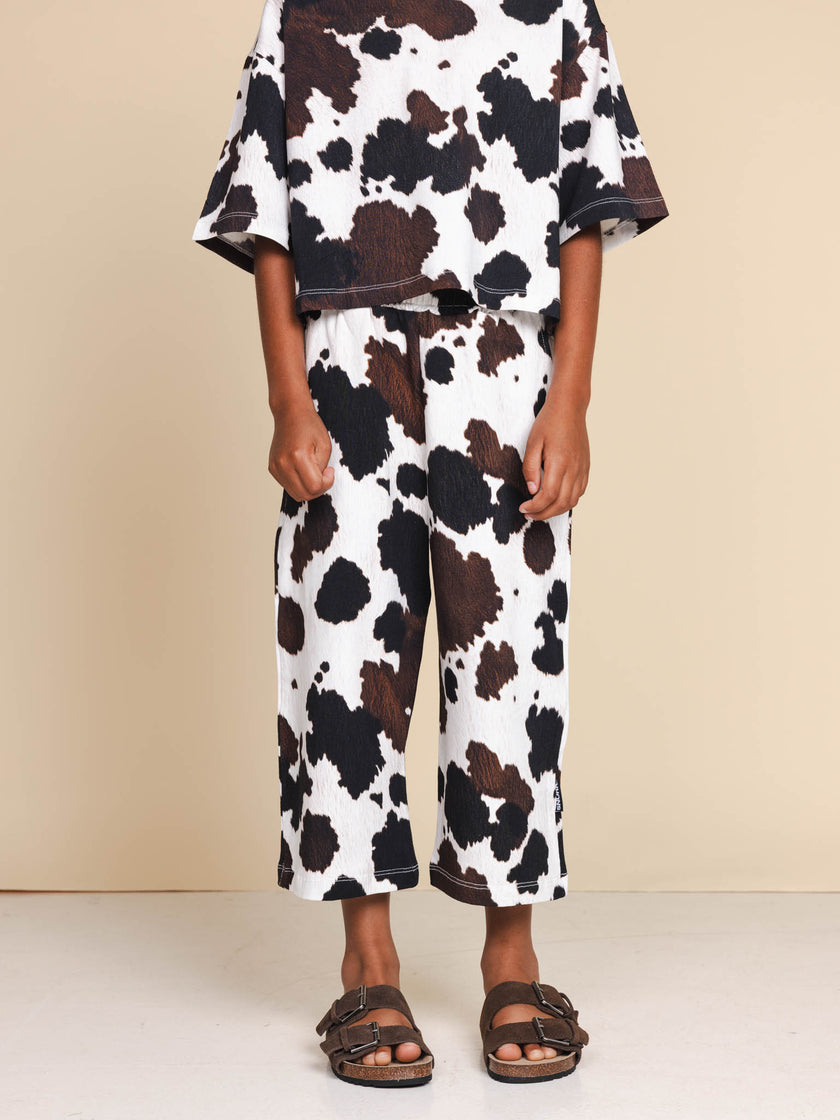Cow Wijde broek Kids