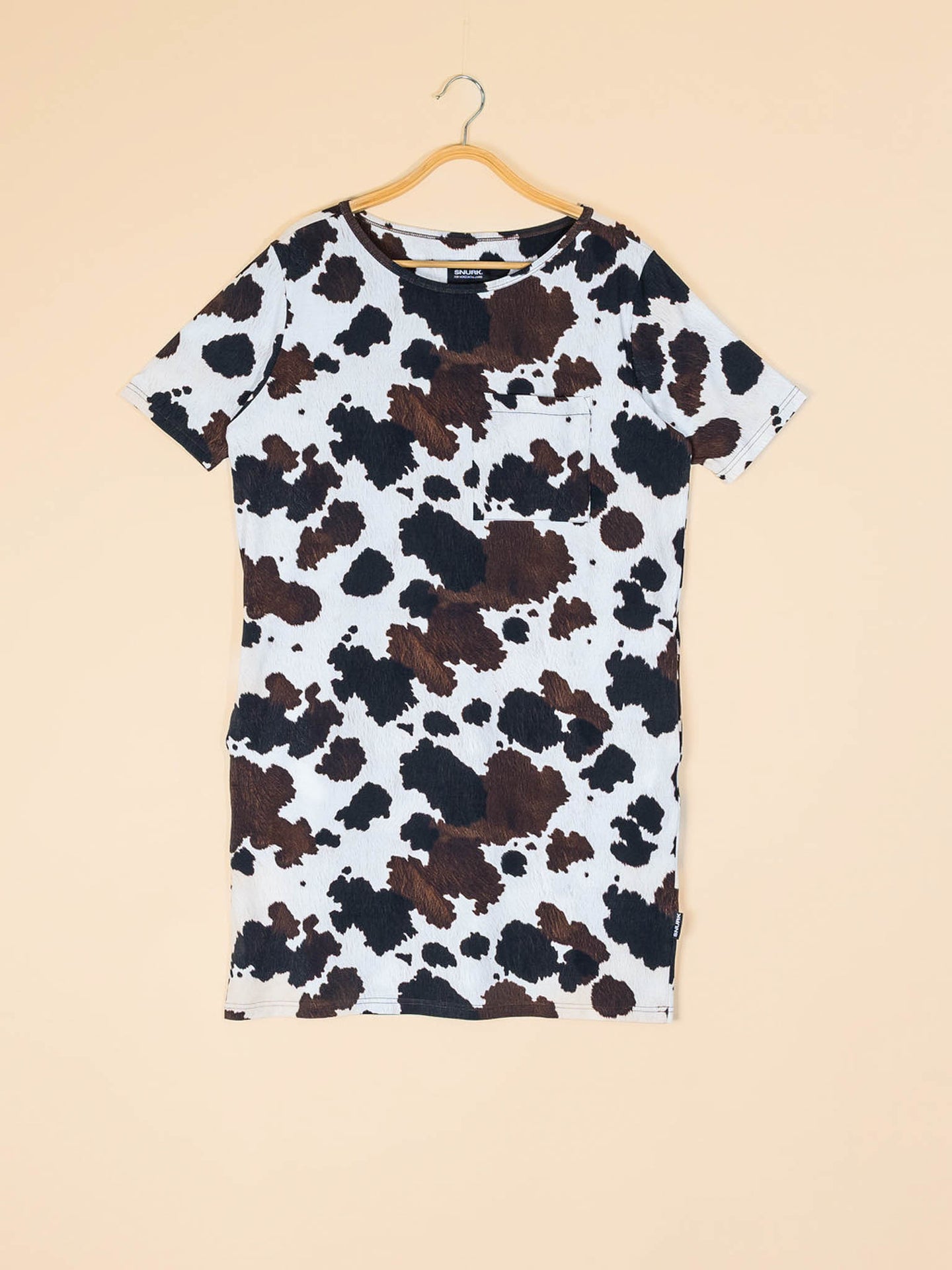 Cow T-shirt Dress Dames - SNURK