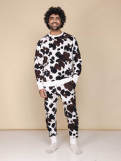 Cow Sweater en Broek set Heren